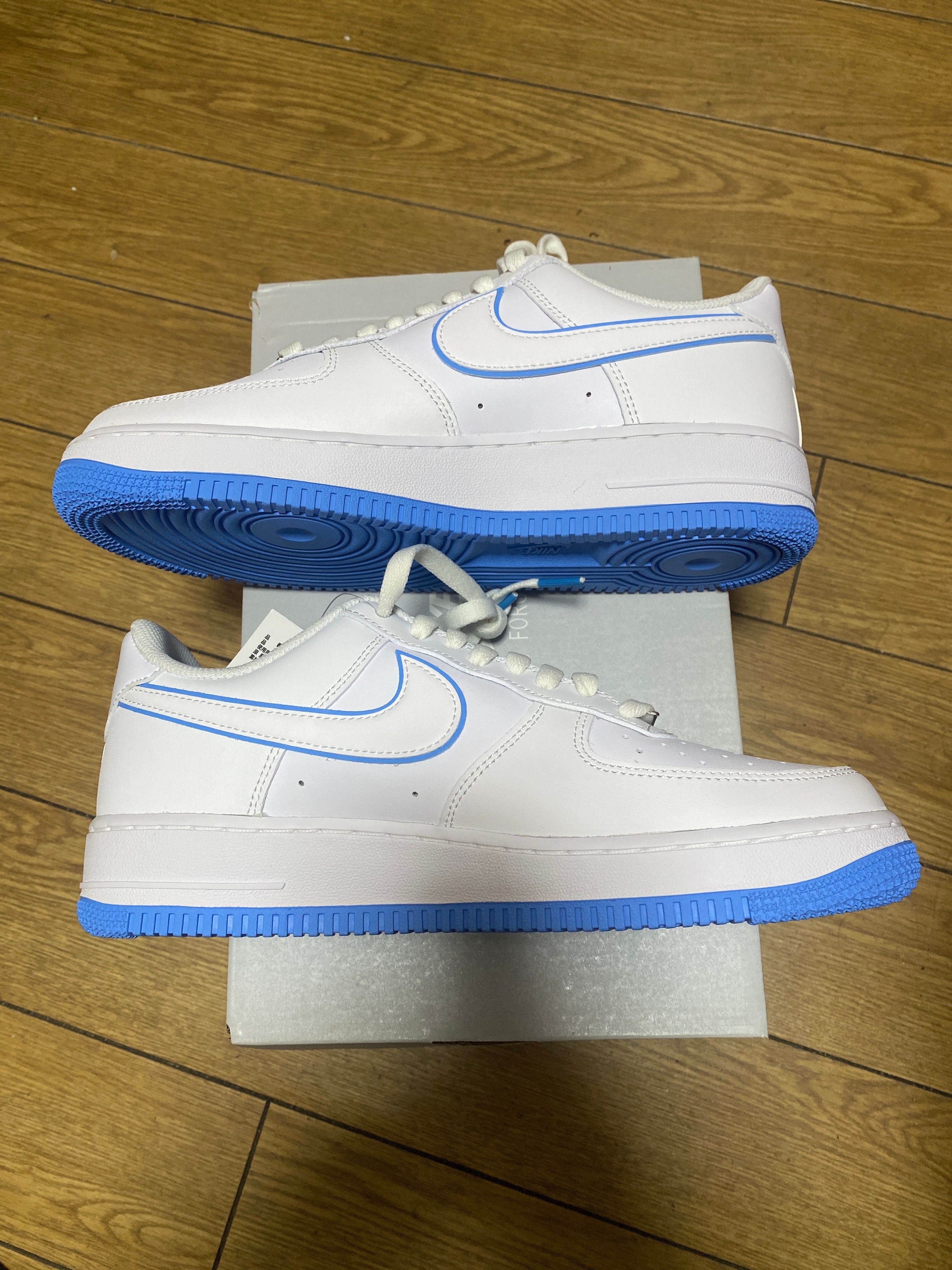 Nike Air Force 1 Low "White and University Blue"