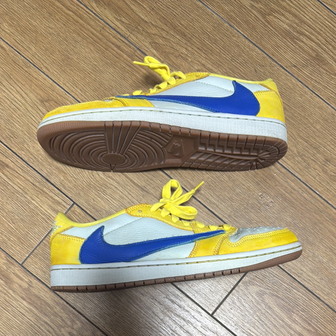 Travis Scott × Nike Women's Air Jordan 1 Retro Low OG "Canary"