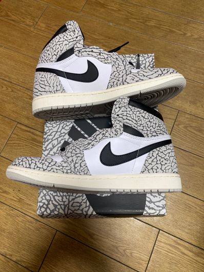 Nike Air Jordan 1 High OG "White Cement/Safari"