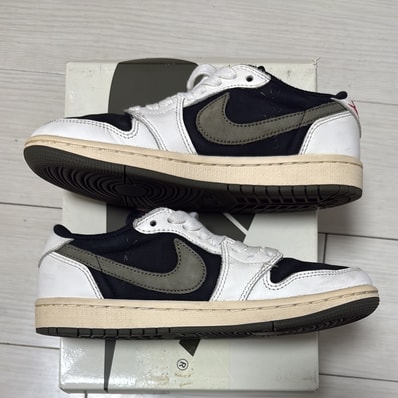 Travis Scott × Nike Women's Air Jordan 1 Low OG "Medium Olive"