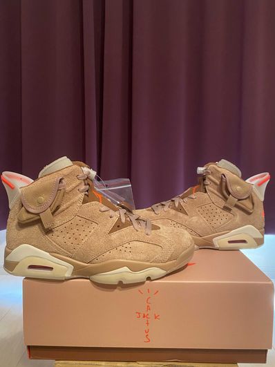 Travis Scott × Nike Air Jordan 6 "British Khaki"