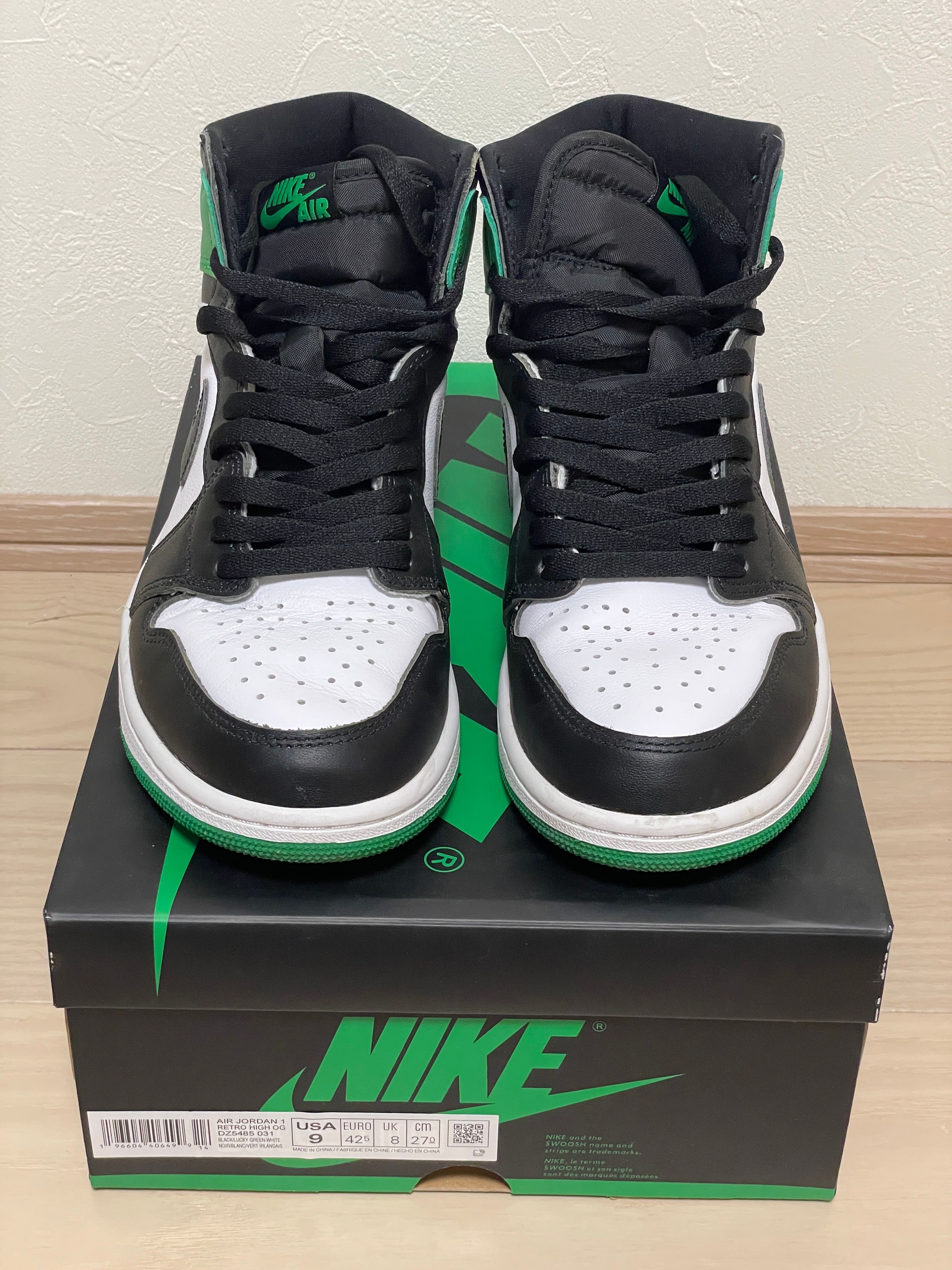 Nike Air Jordan 1 Retro High OG "Celtics/Black and Lucky Green" (2023)