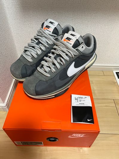 sacai × Nike Zoom Cortez "Iron Grey"