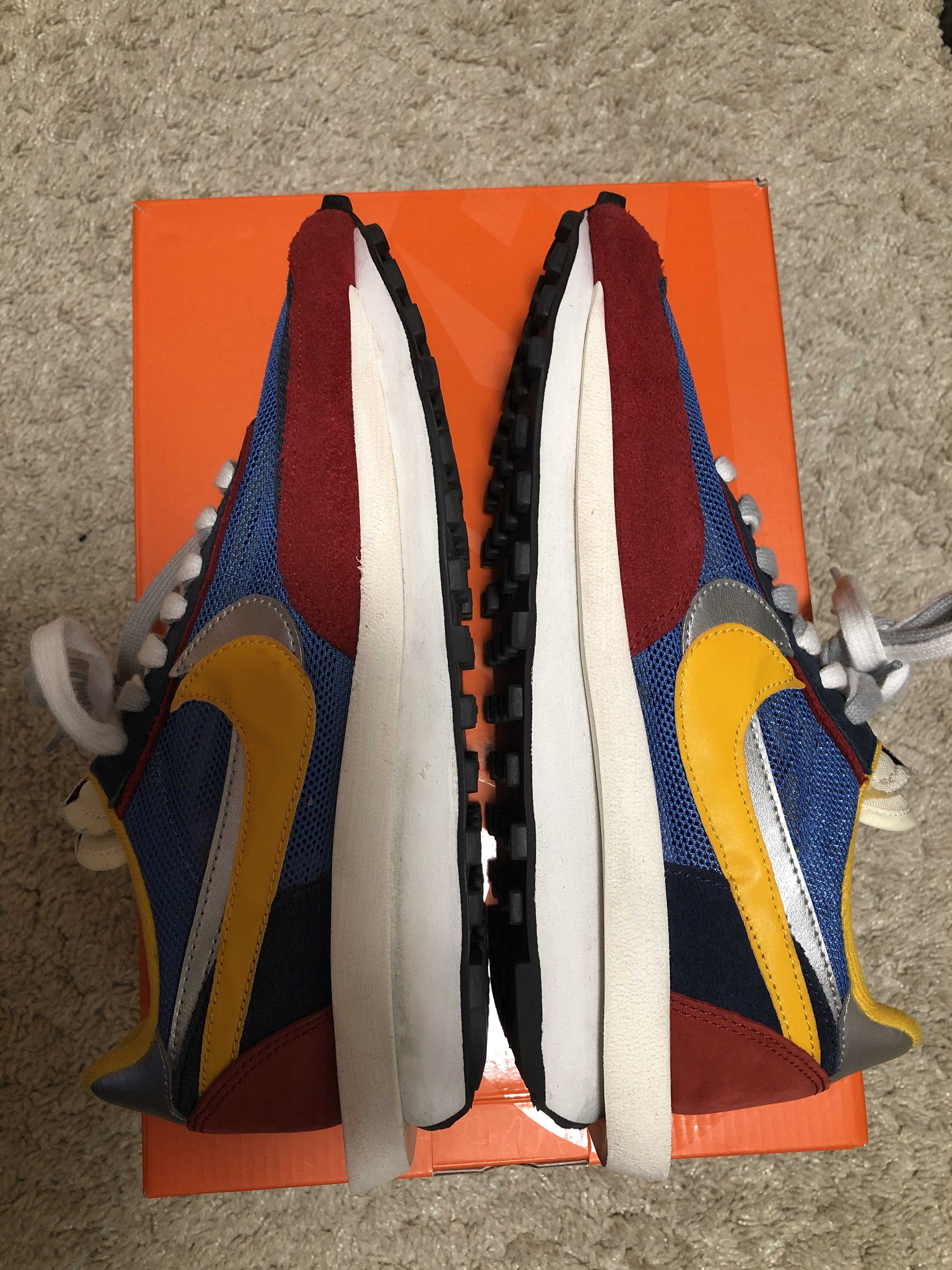 sacai × Nike LDV Waffle "Red/Blue"
