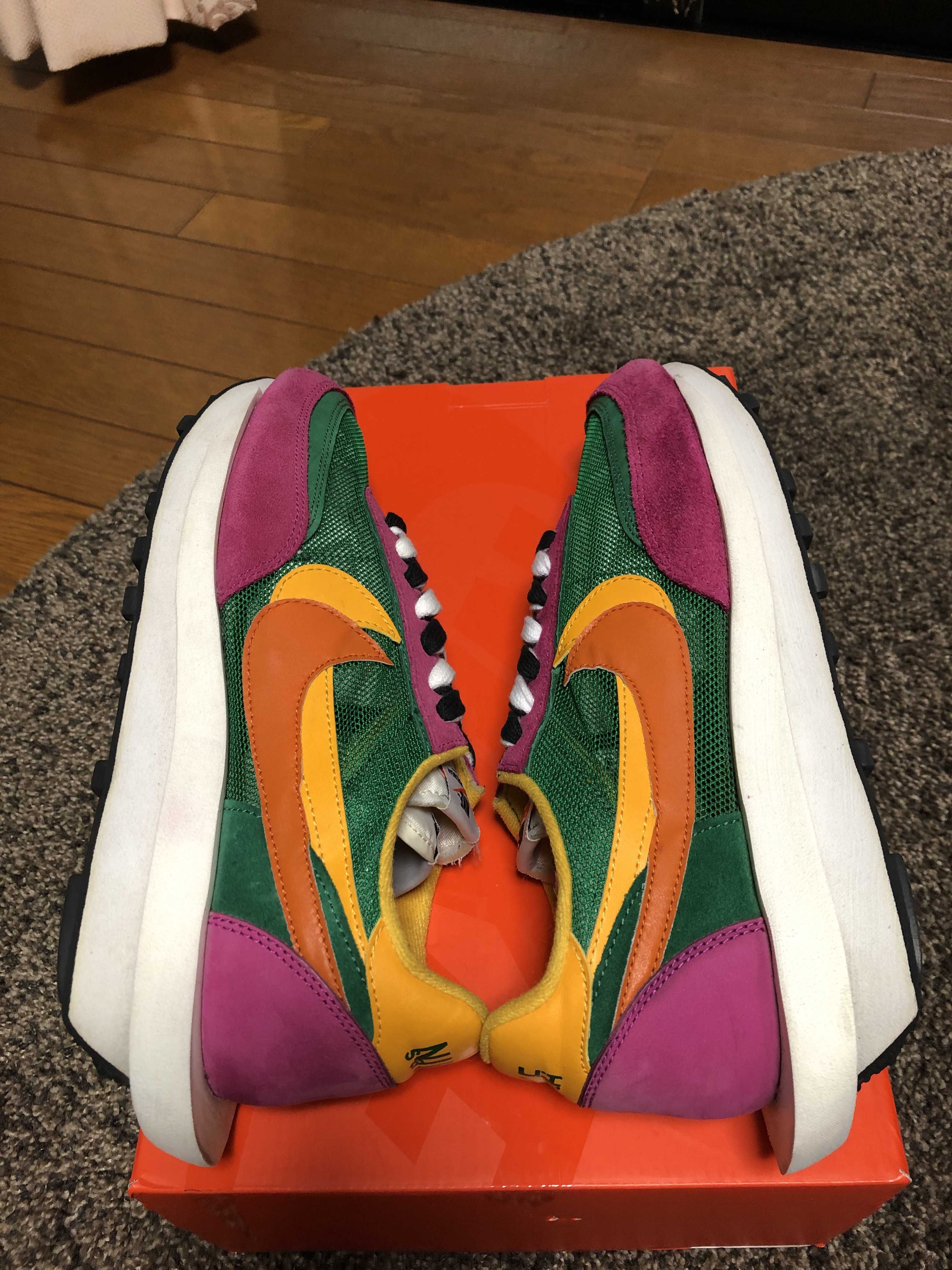 sacai × NIKE LDV WAFFLE "PINE GREEN"