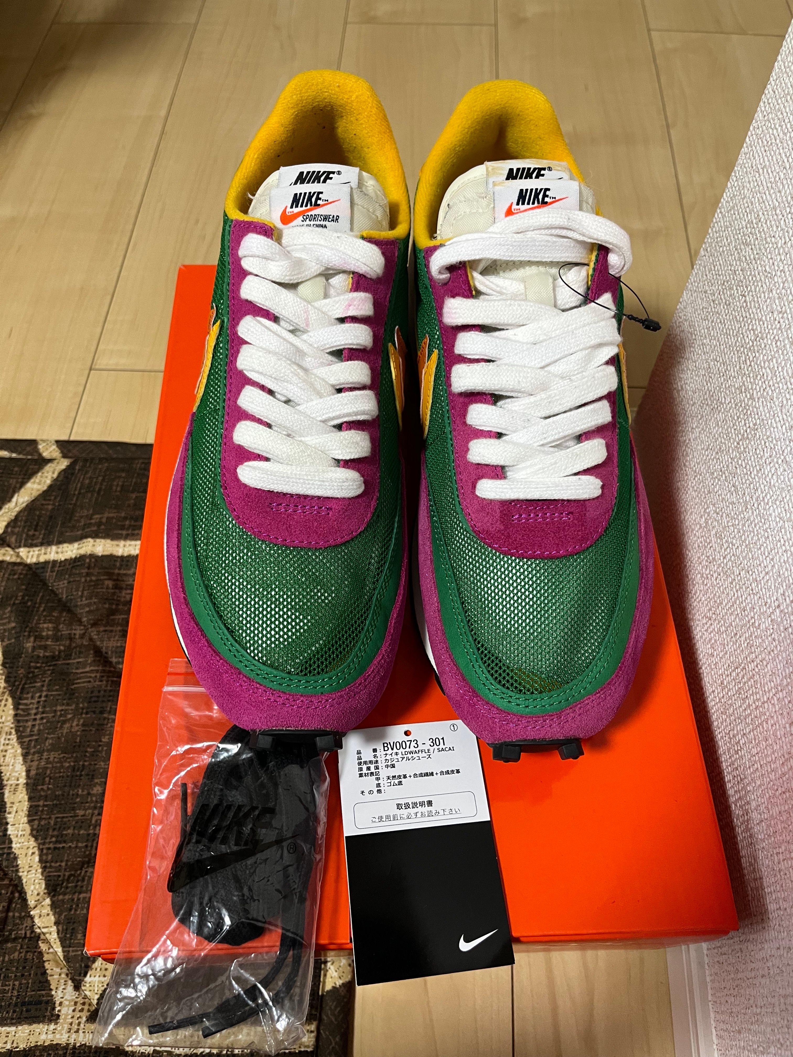 sacai × NIKE LDV WAFFLE "PINE GREEN"