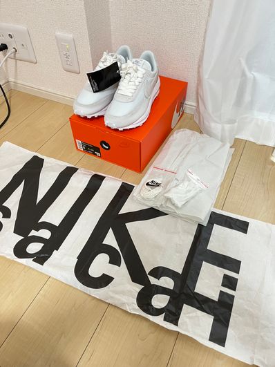 sacai × Nike LDV Waffle "Triple White"