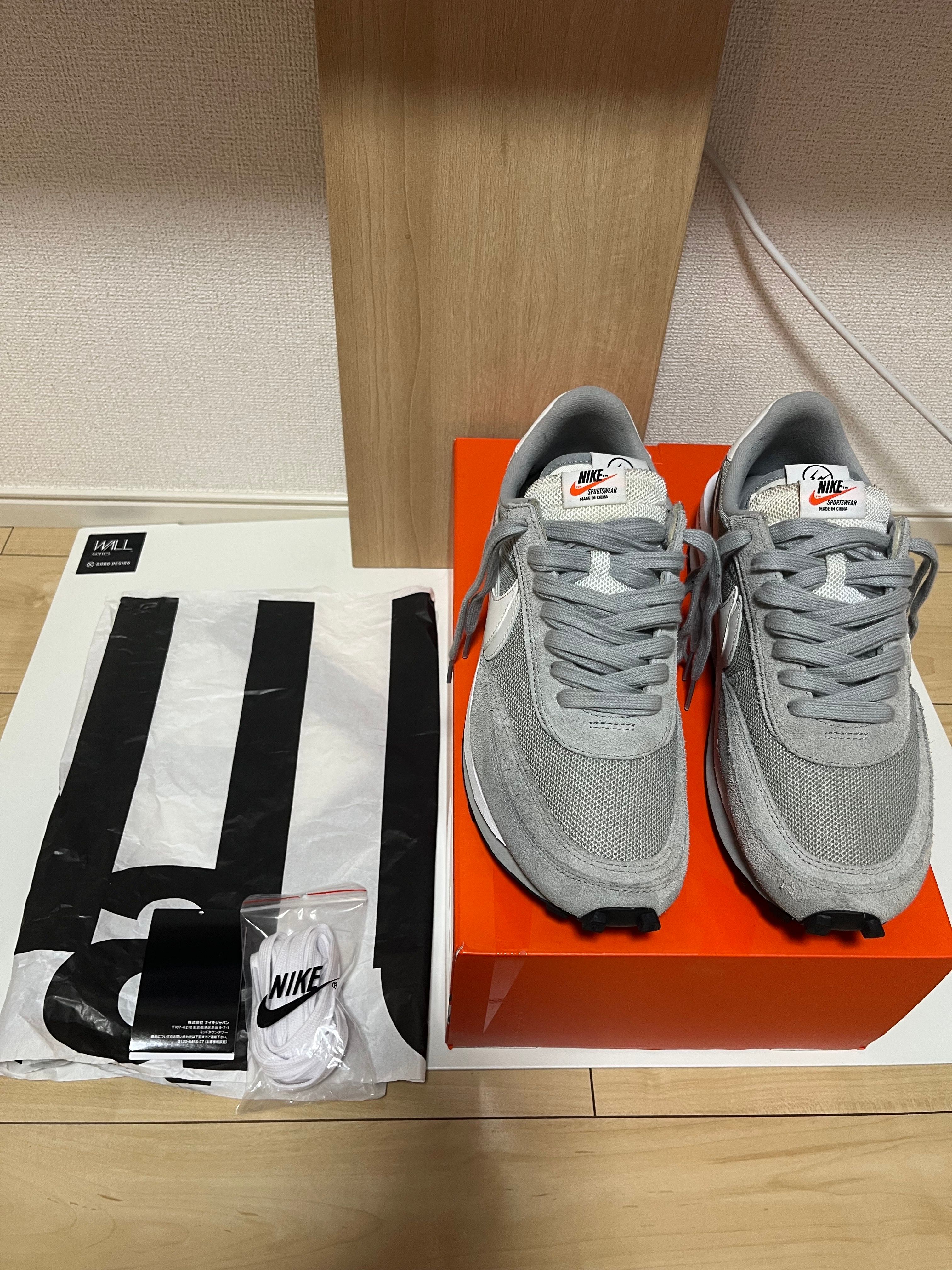 Fragment × sacai × Nike LD Waffle "Light Smoke Grey"
