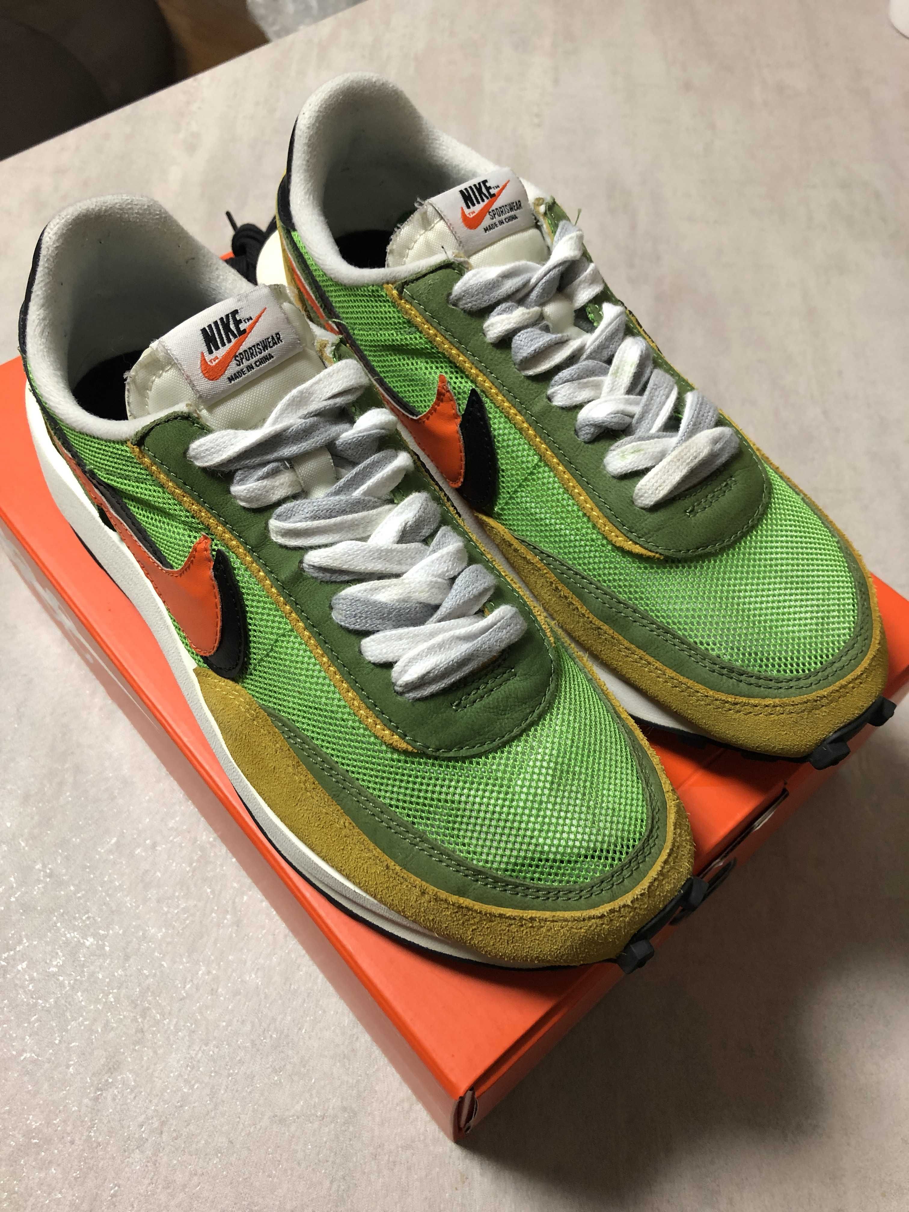 sacai × Nike LDV Waffle "Green"