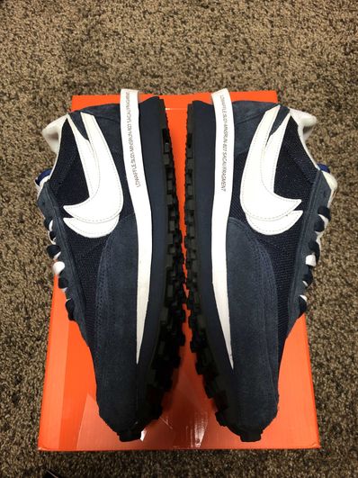 Fragment × sacai × Nike LD Waffle "Blackended Blue"