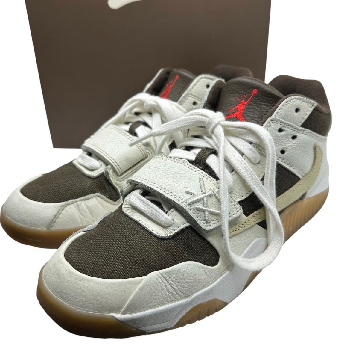 Travis Scott × Nike Jordan Jumpman Jack TR "Sail and Dark Mocha"