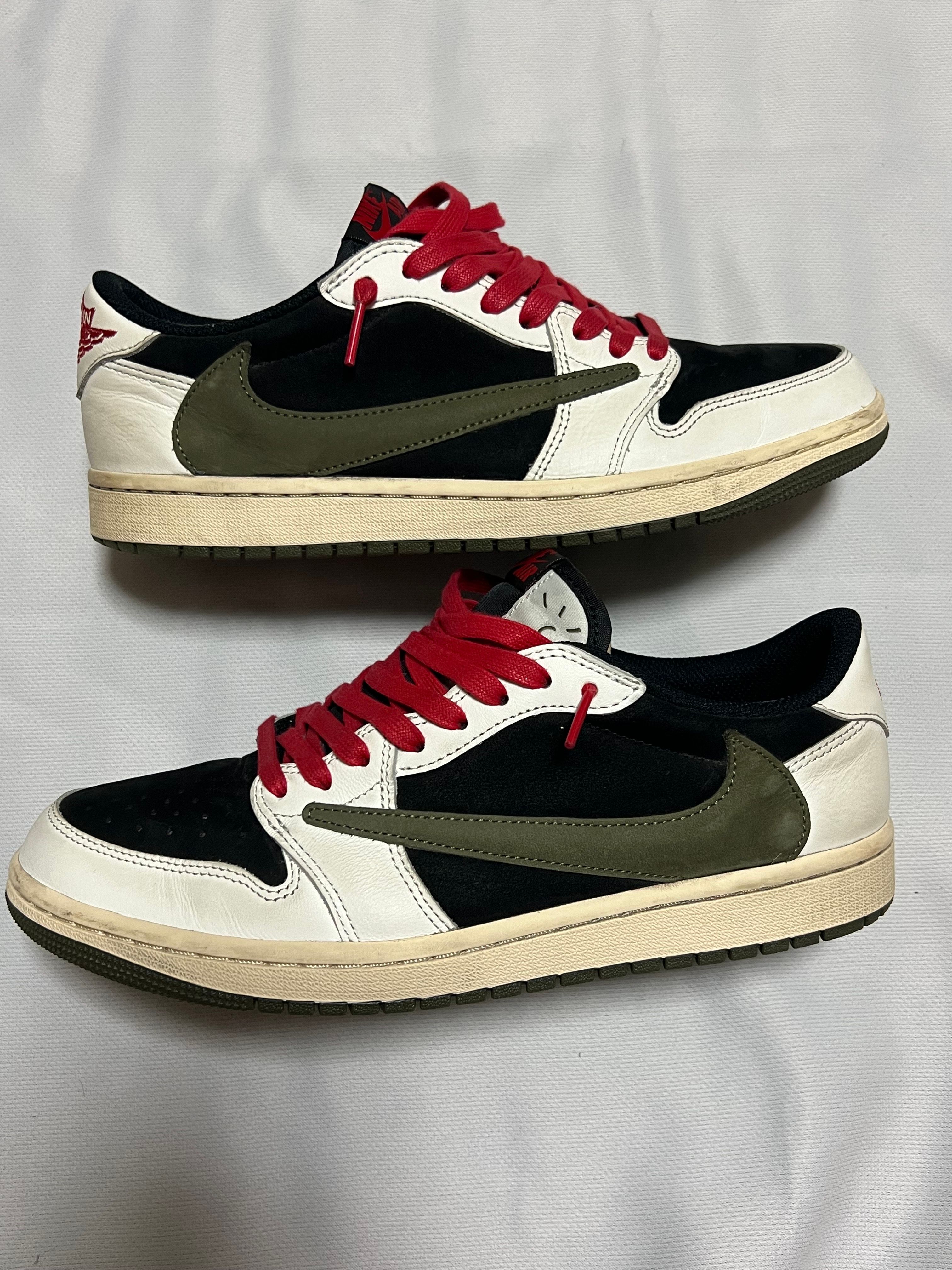 Travis Scott × Nike Women's Air Jordan 1 Low OG "Medium Olive"