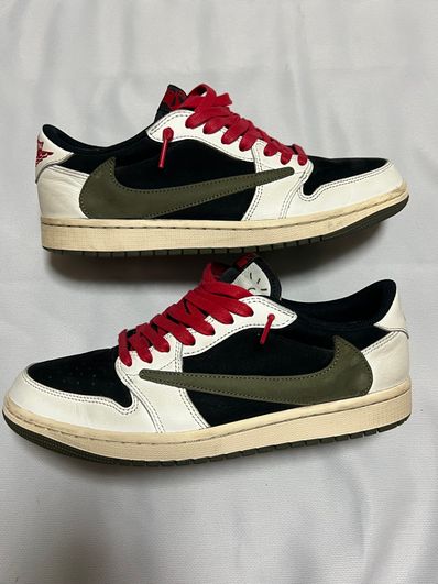 Travis Scott × Nike Women's Air Jordan 1 Low OG "Medium Olive"