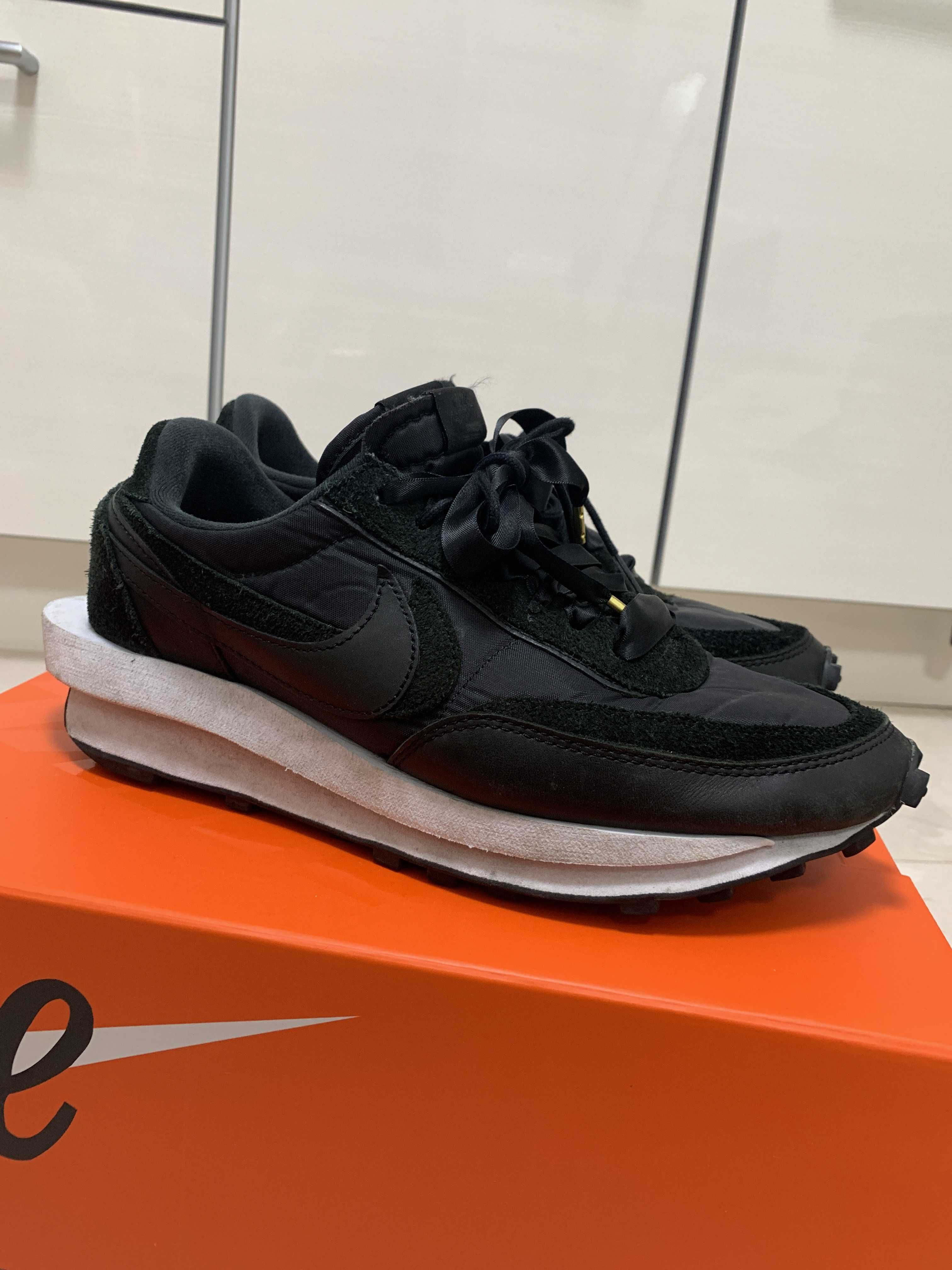 sacai × Nike LDV Waffle "Triple Black"