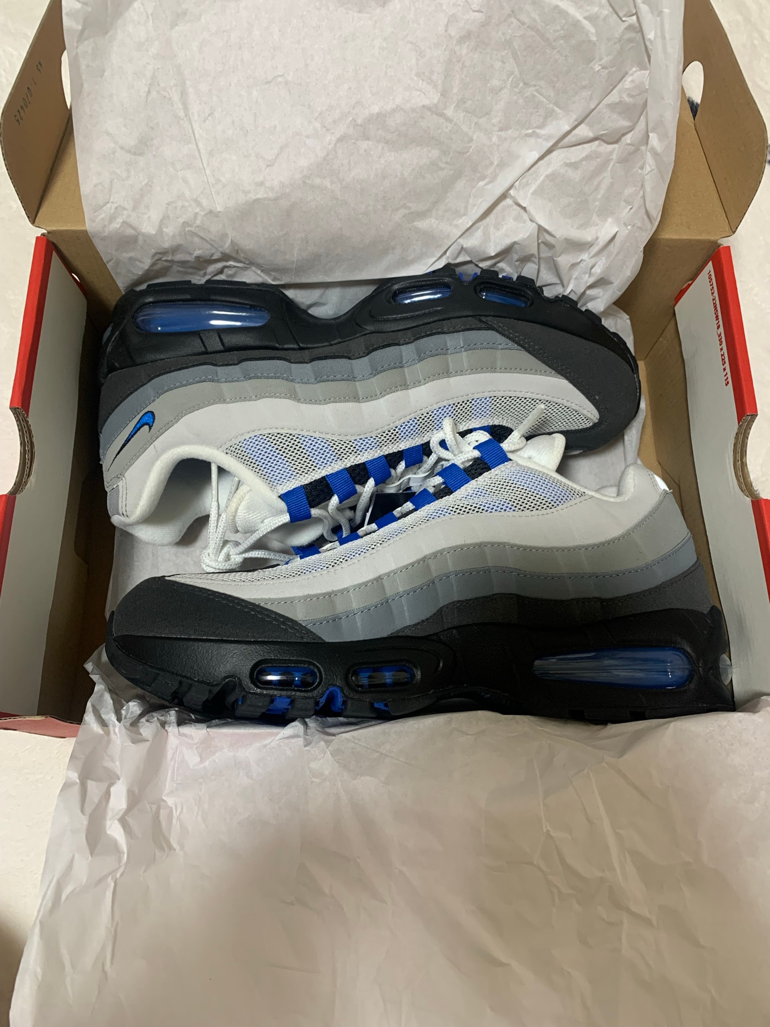 Nike Air Max 95 OG Big Bubble "Cool Grey/Blue Spark"
