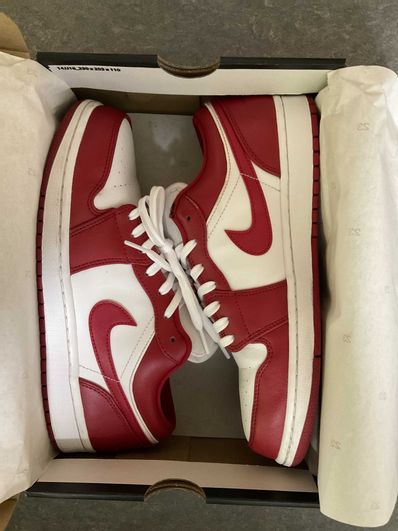 Nike Air Jordan 1 Low "Gym Red/White"