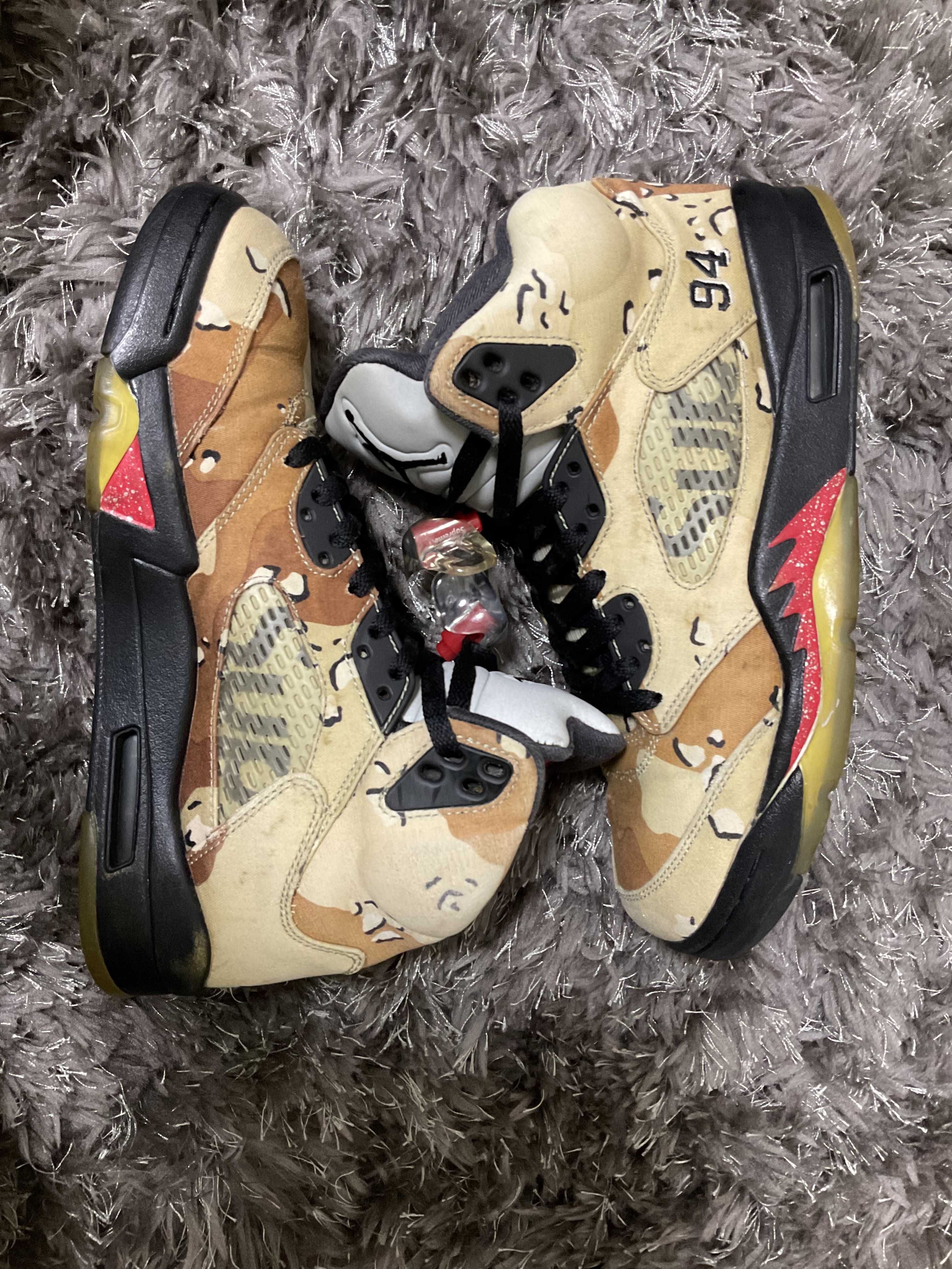 Supreme × Nike Air Jordan 5 Retro "Desert Camo"