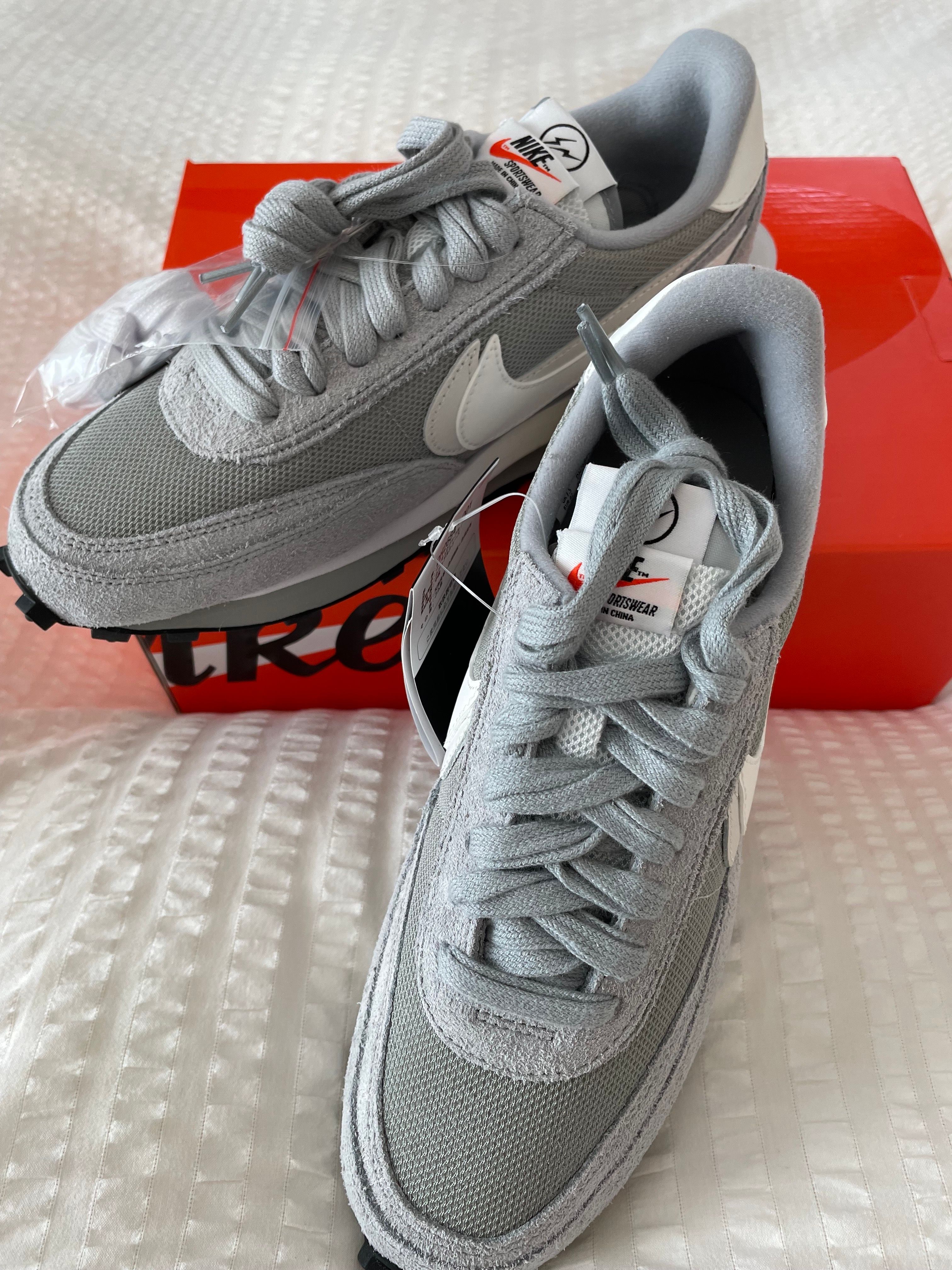 Fragment × sacai × Nike LD Waffle "Light Smoke Grey"