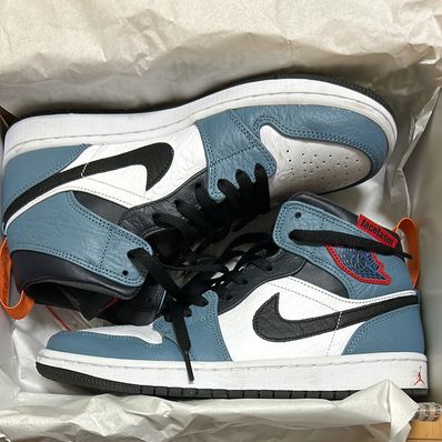 FACETASM × Nike Air Jordan 1 Mid "White/Navy"