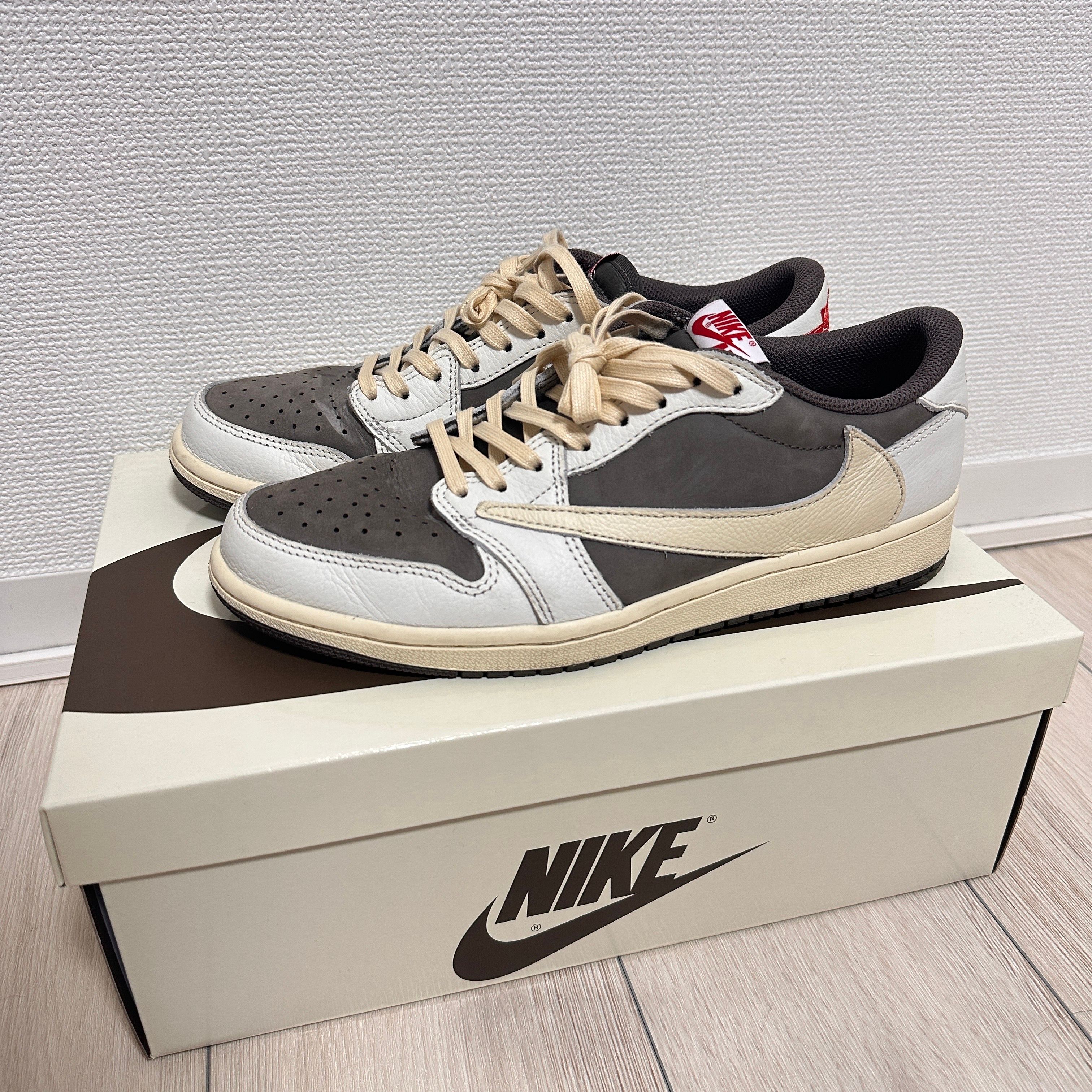Travis Scott × Nike Air Jordan 1 Low OG SP "Reverse Mocha/Sail and Ridgerock"