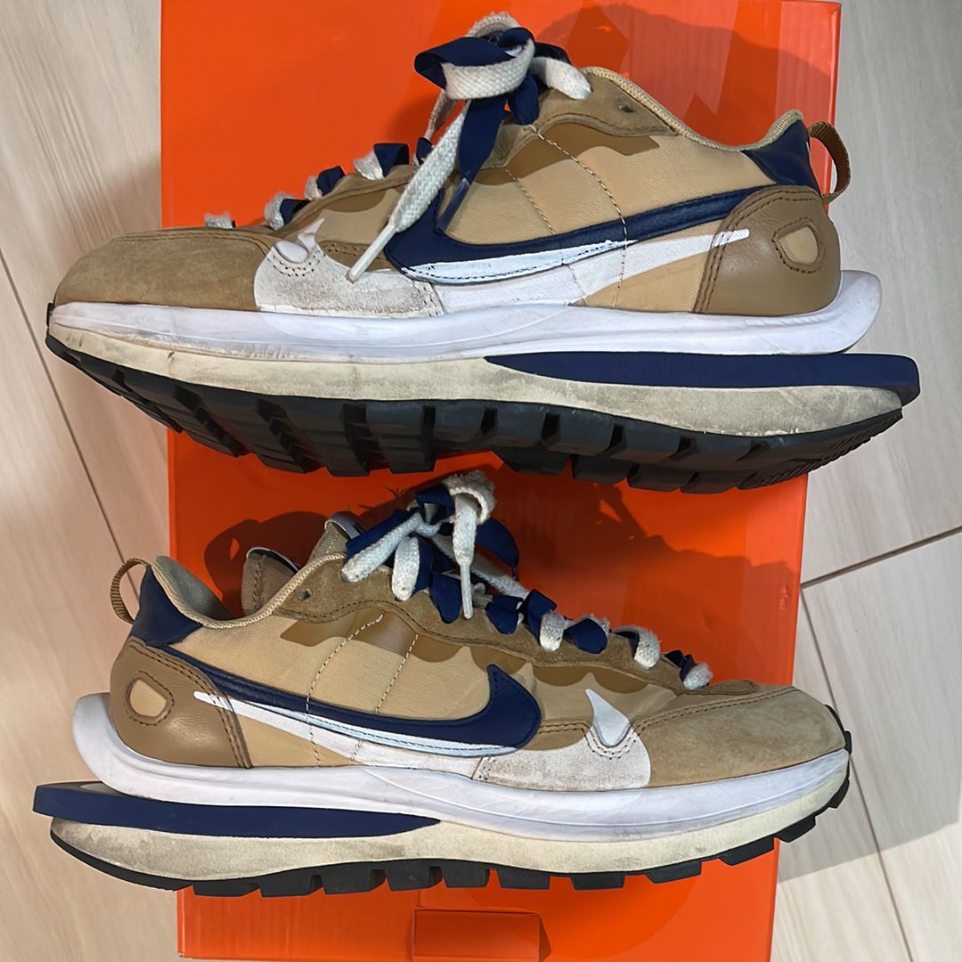 Sacai × Nike Vapor Waffle "Sesame And Blue Void"