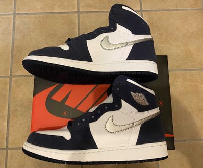Nike GS Air Jordan 1 High OG CO.JP "Midnight Navy" (2020)(ブリーフケースなし)