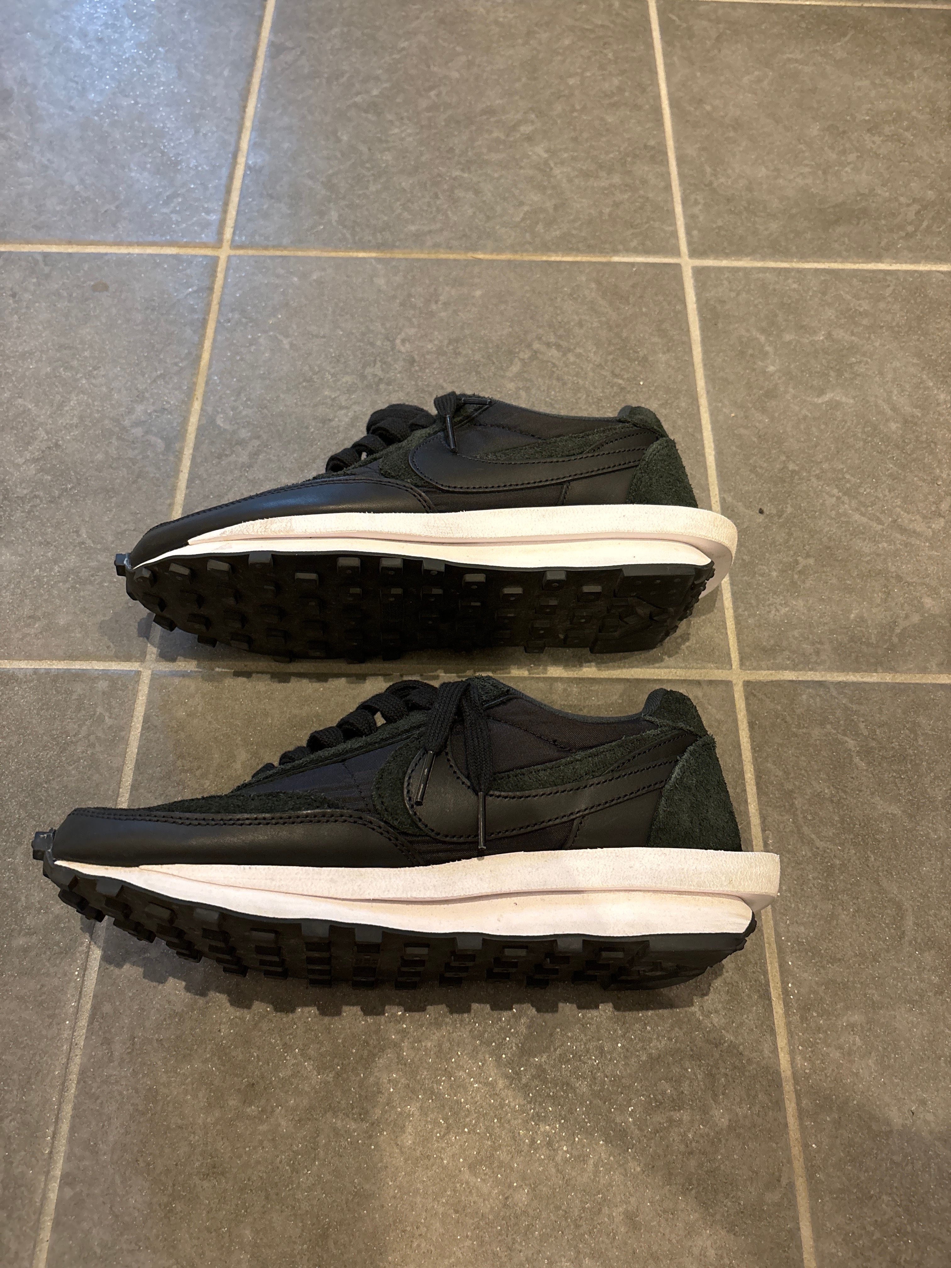 sacai × Nike LDV Waffle "Triple Black"