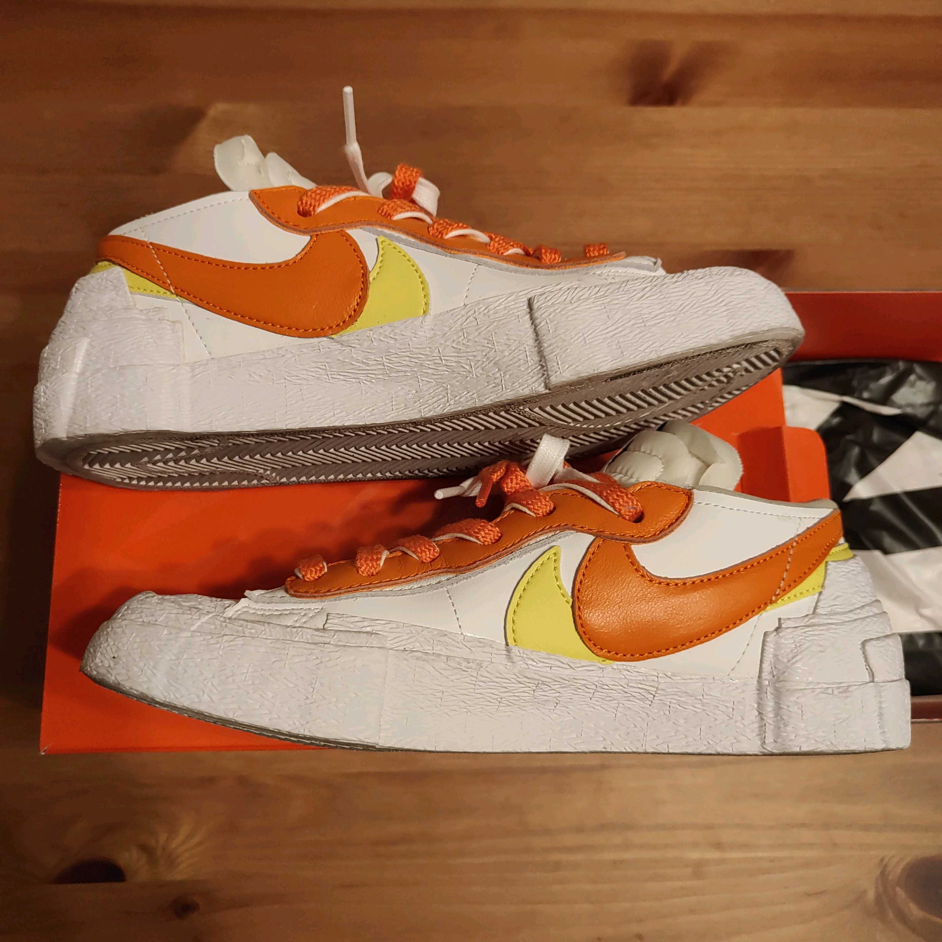 SACAI × NIKE BLAZER LOW "MAGMA ORANGE"