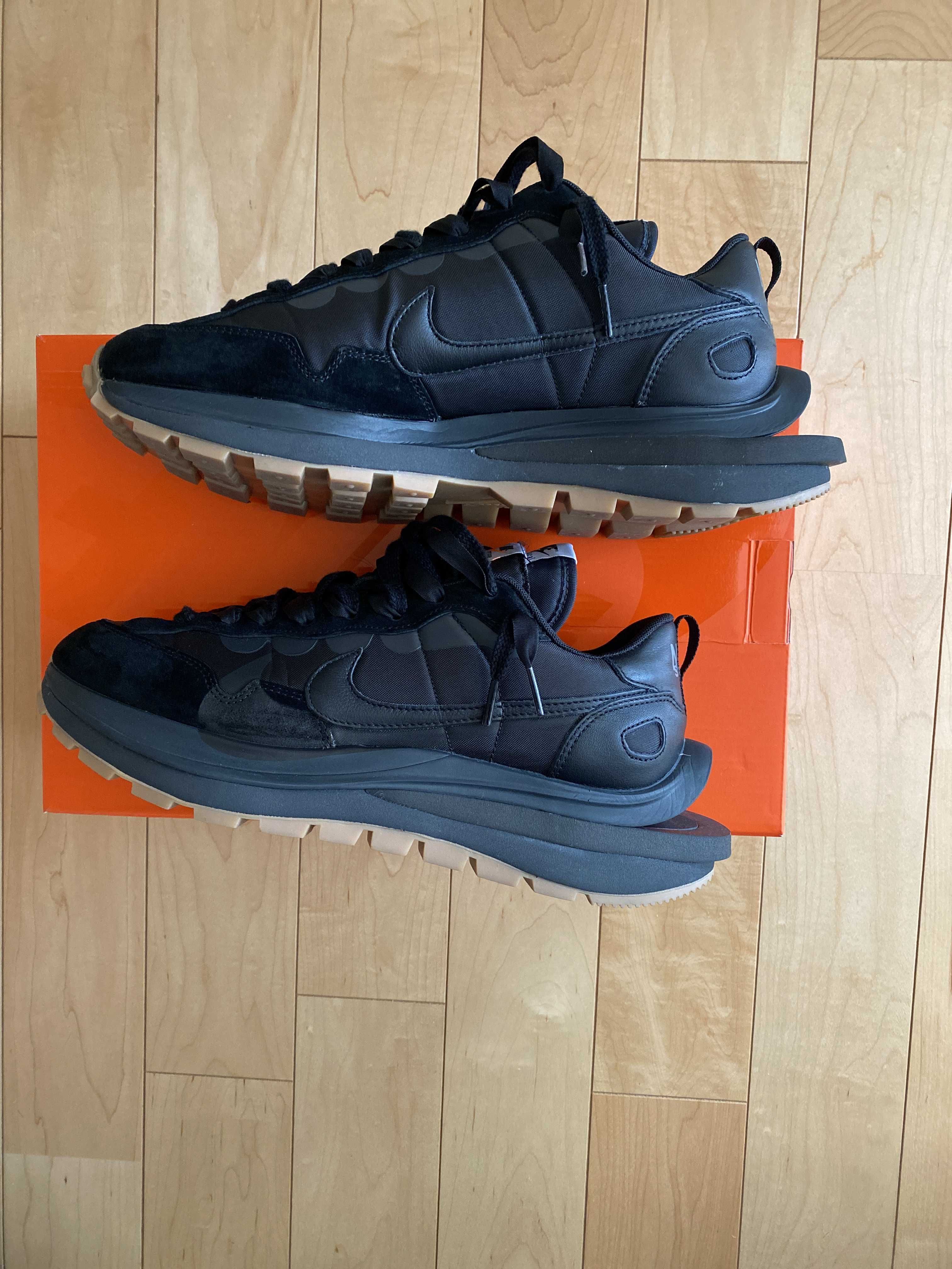 sacai × Nike VaporWaffle "Black Gum"