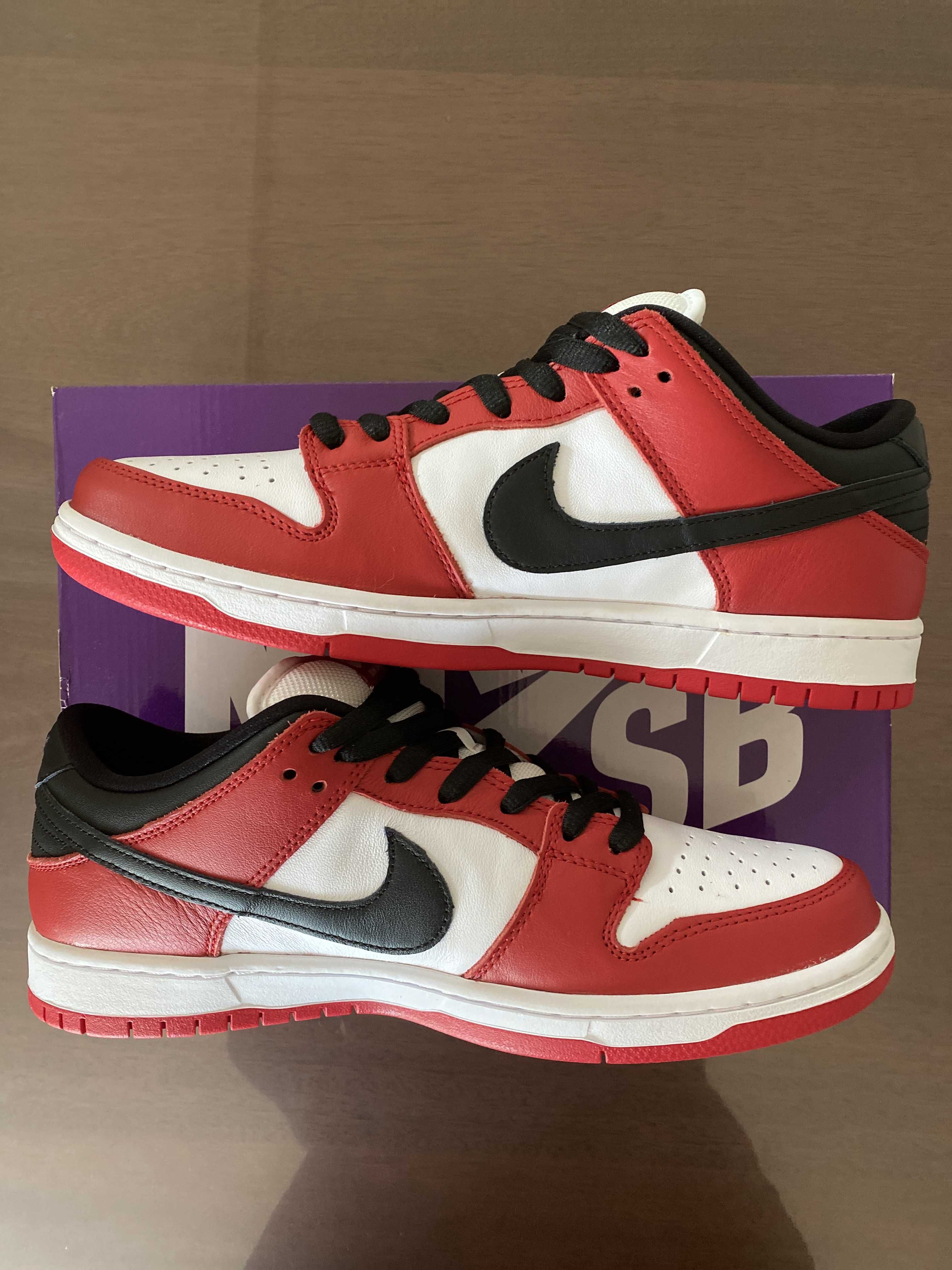 Nike SB Dunk Low Pro "J-Pack Chicago/Varsity Red and White"