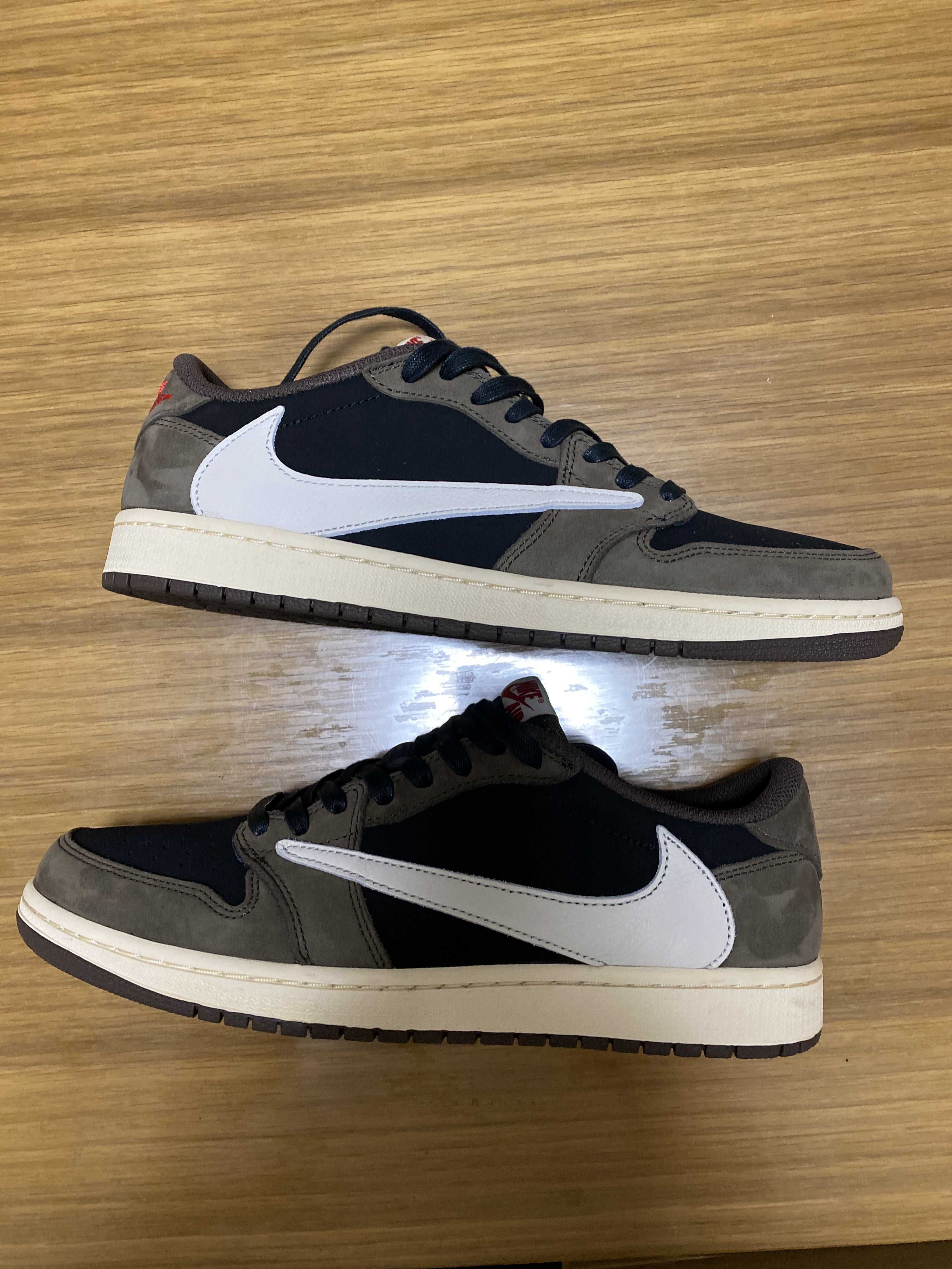 Travis Scott × Nike Air Jordan 1 Low OG SP-T "Black/Dark Mocha"