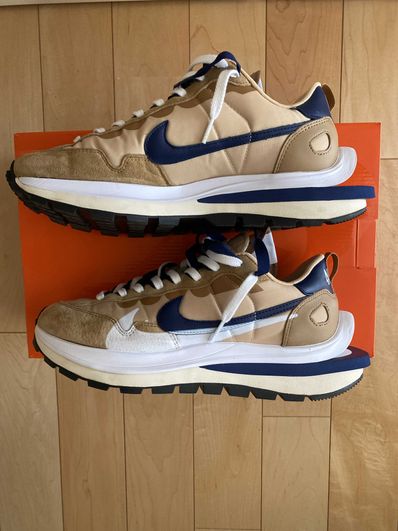 Sacai × Nike Vapor Waffle "Sesame And Blue Void"