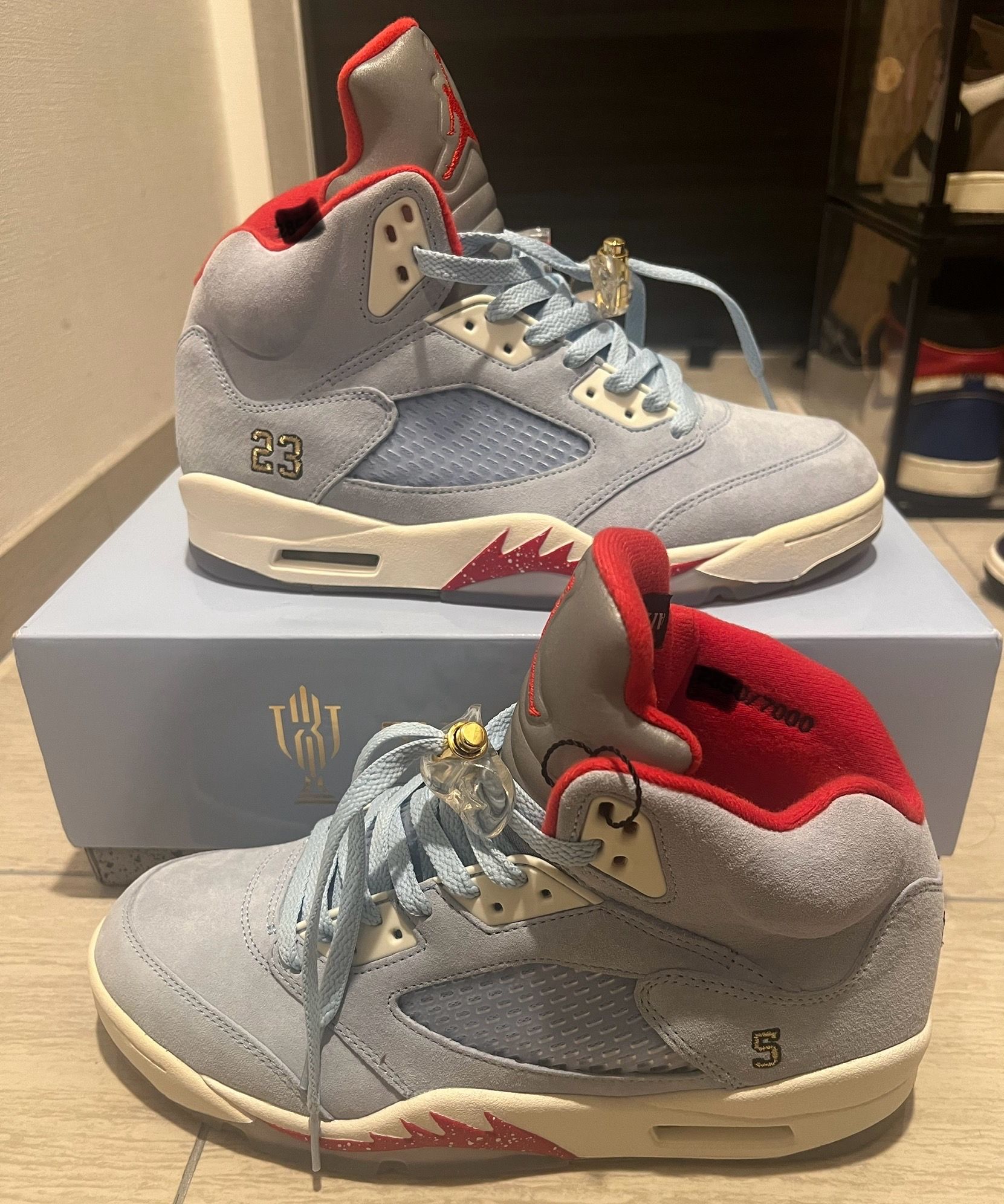 Trophy Room × Nike Air Jordan 5 JSP PACK "Ice Blue"