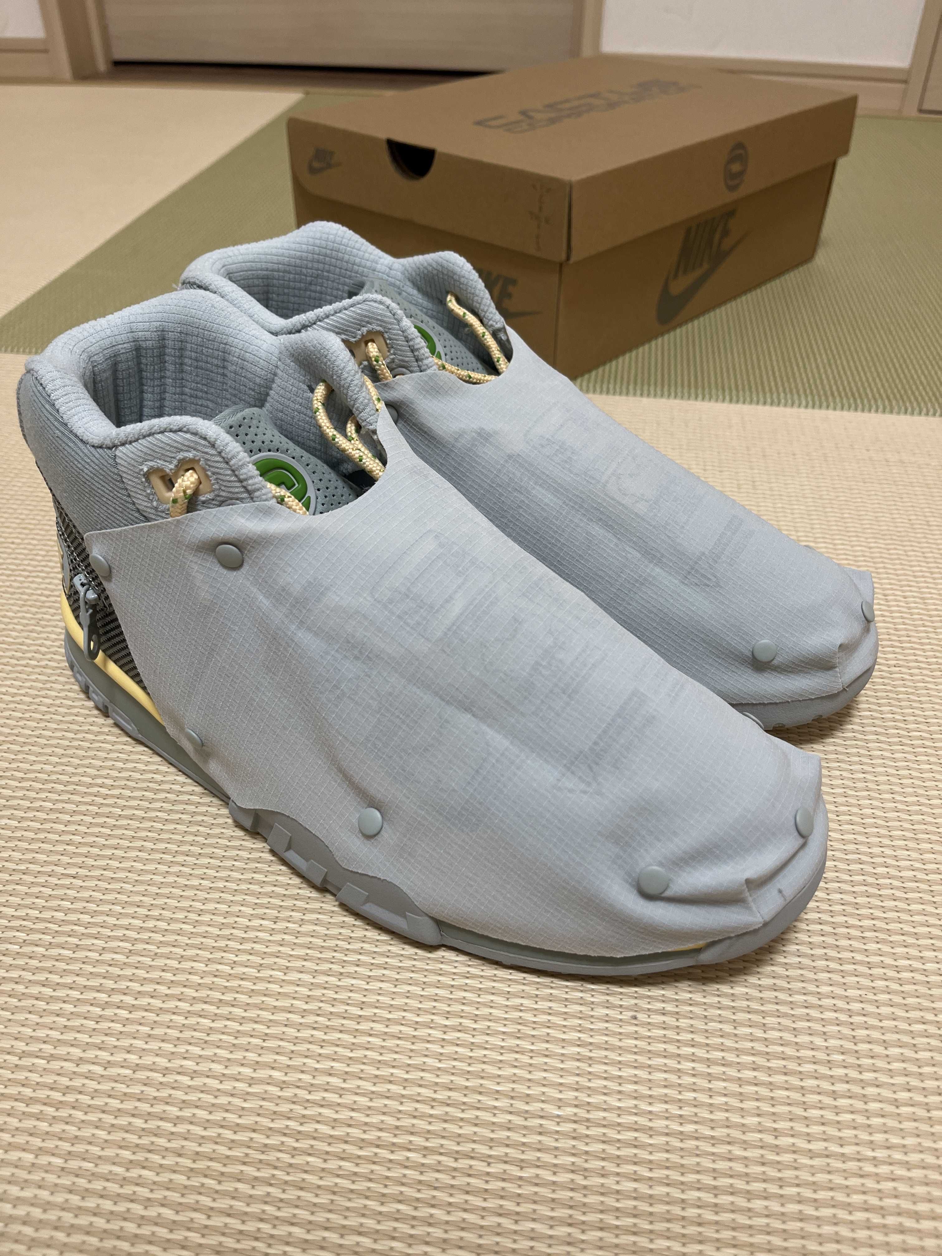 Travis Scott × Nike Air Trainer 1 SP "Grey Haze and Dusty Sage"