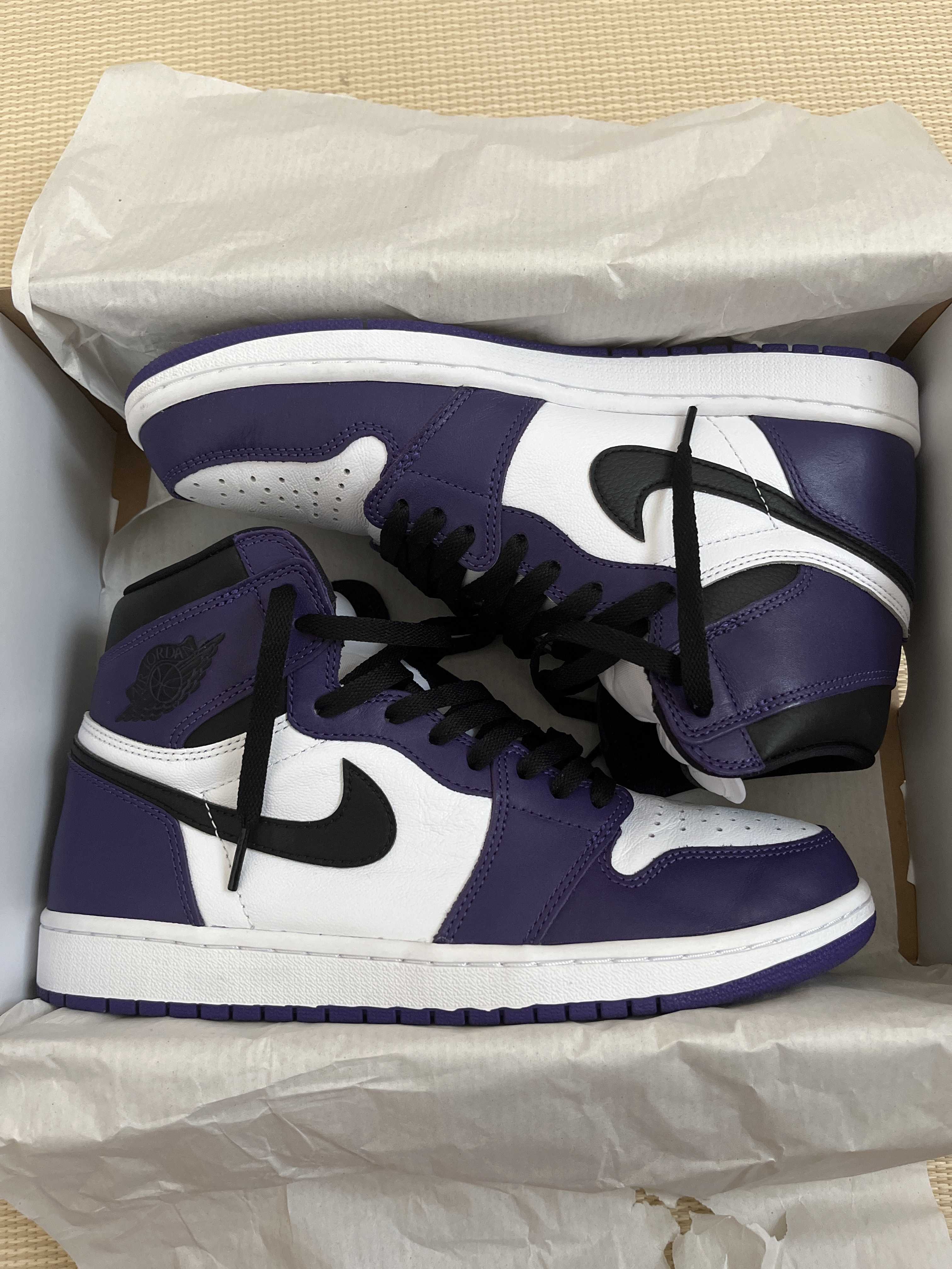 Nike Air Jordan 1 Retro High OG "Court Purple White/Black" (2020)   