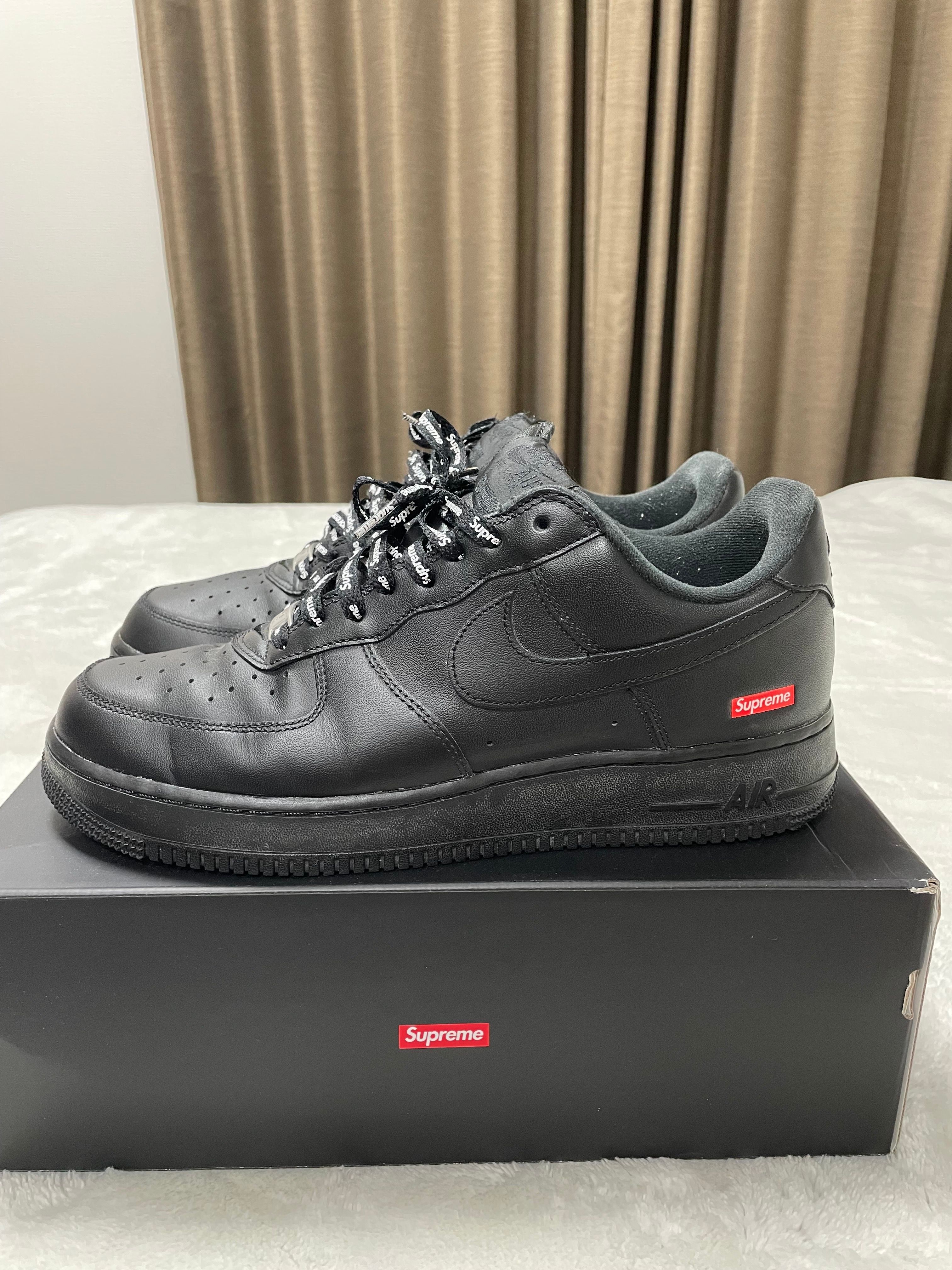 Supreme × Nike Air Force 1 Low "Black"