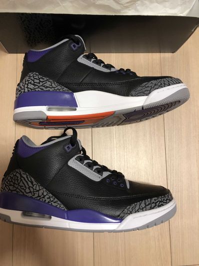 Nike Air Jordan 3 Retro "Black/Court Purple"