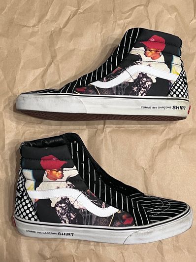 Supreme × Comme Des Garcons Shirt × Vans SK8-Hi "Black"
