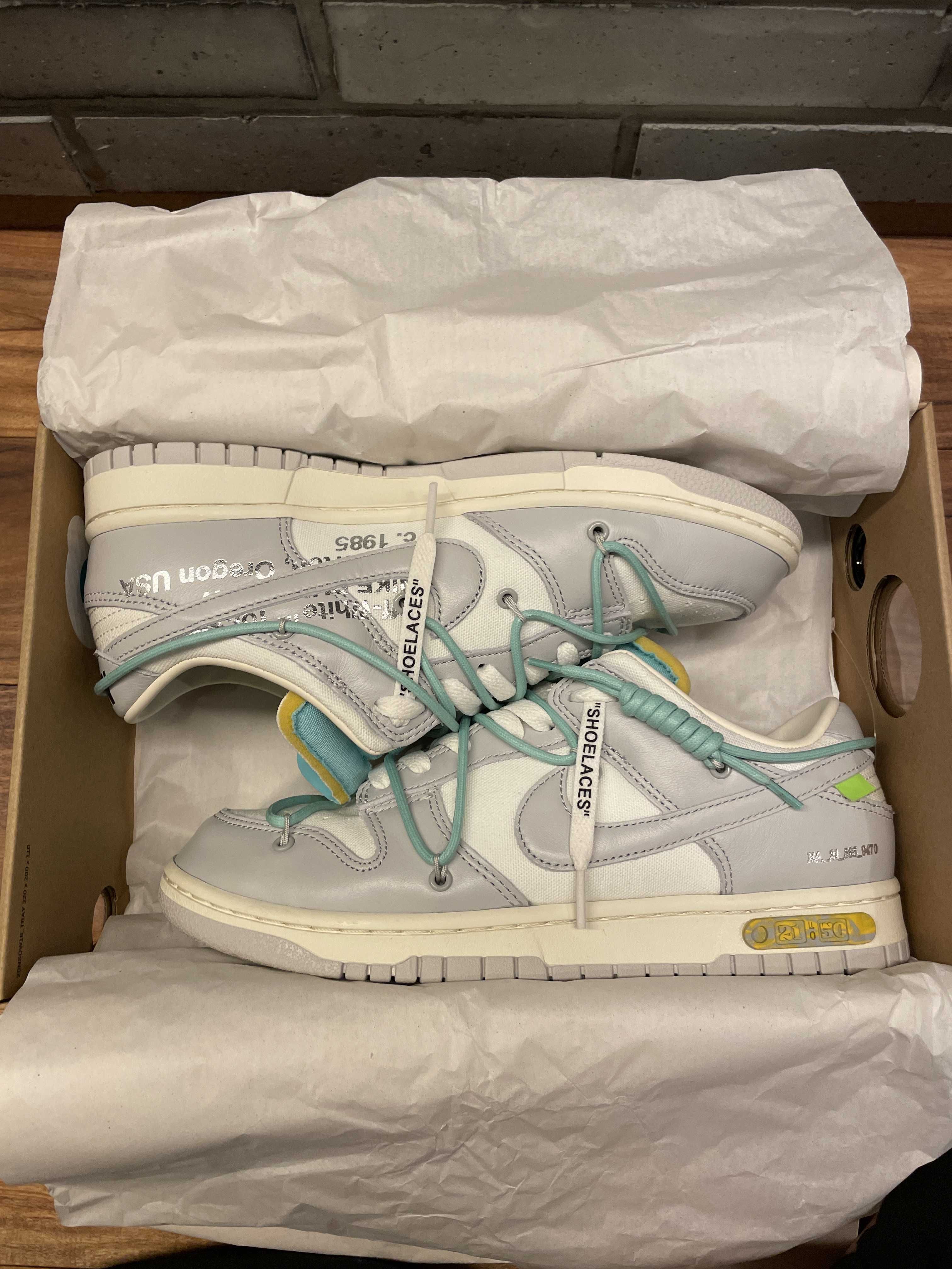 Off-White × Nike Dunk Low 1 of 50 "Lot.21"