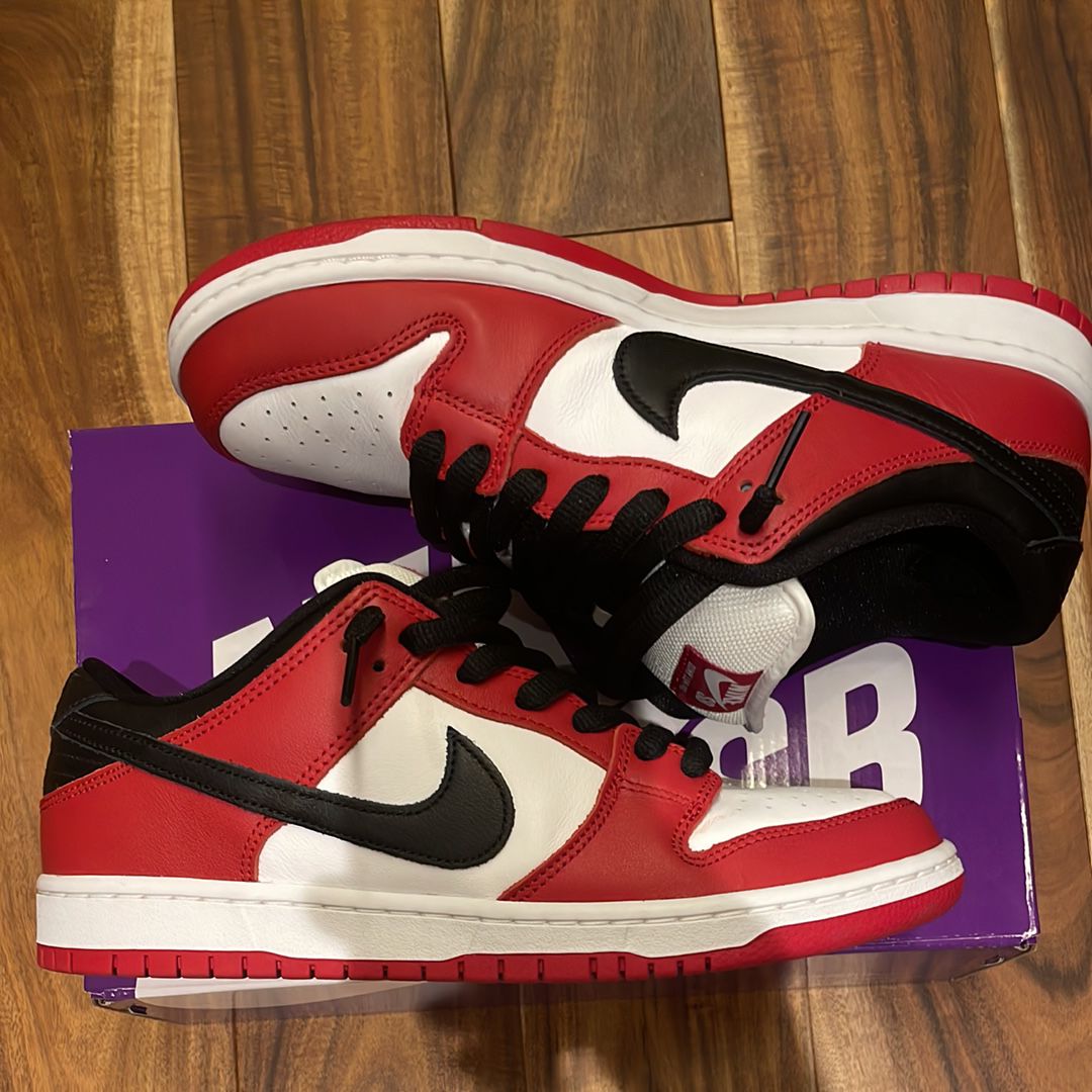 Nike SB Dunk Low Pro "J-Pack Chicago/Varsity Red and White"
