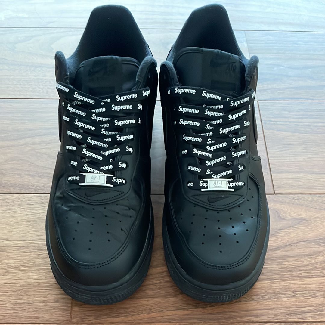 Supreme × Nike Air Force 1 Low "Black"