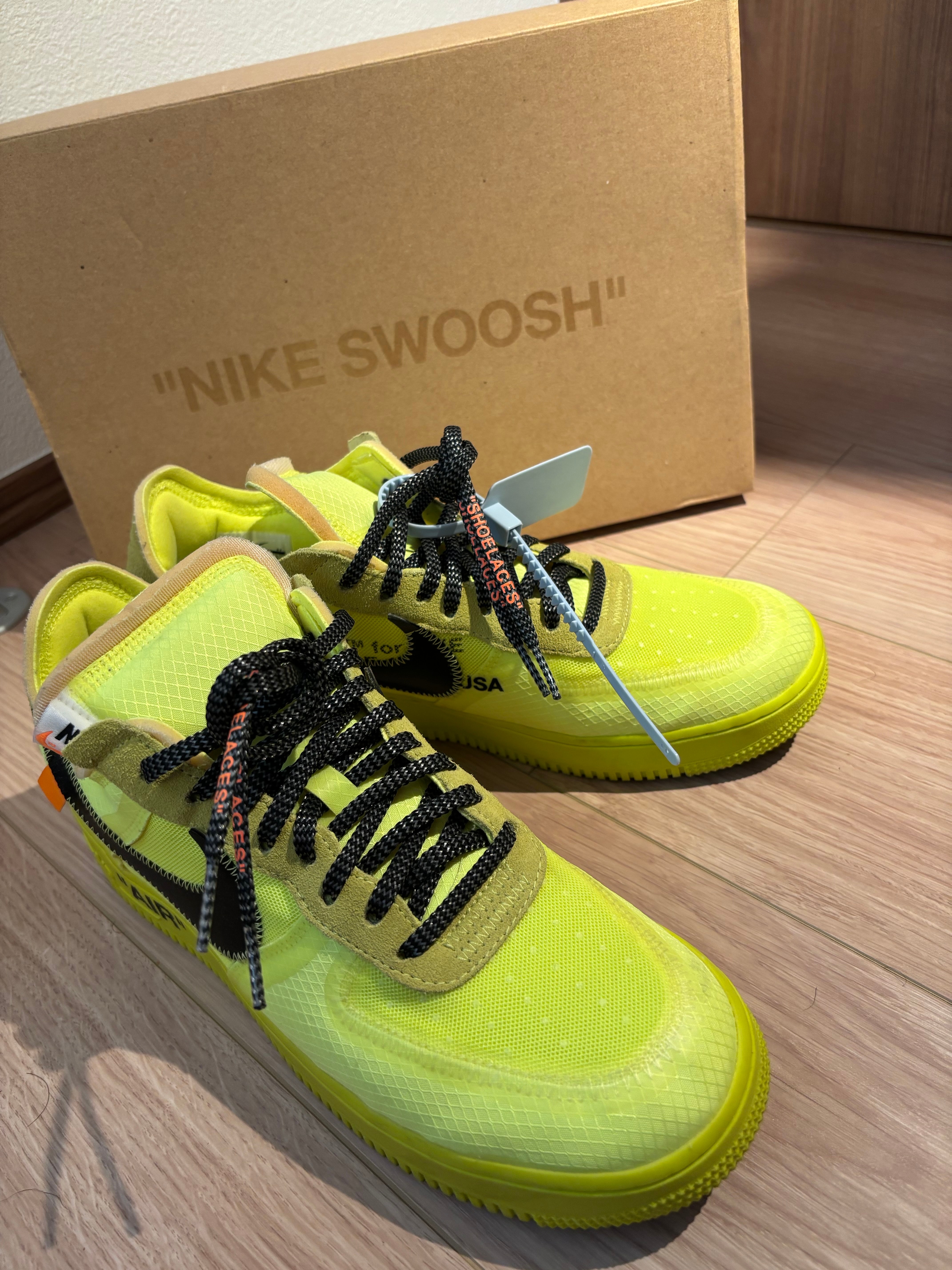 Off-White × Nike Air Force 1 Low "Volt"