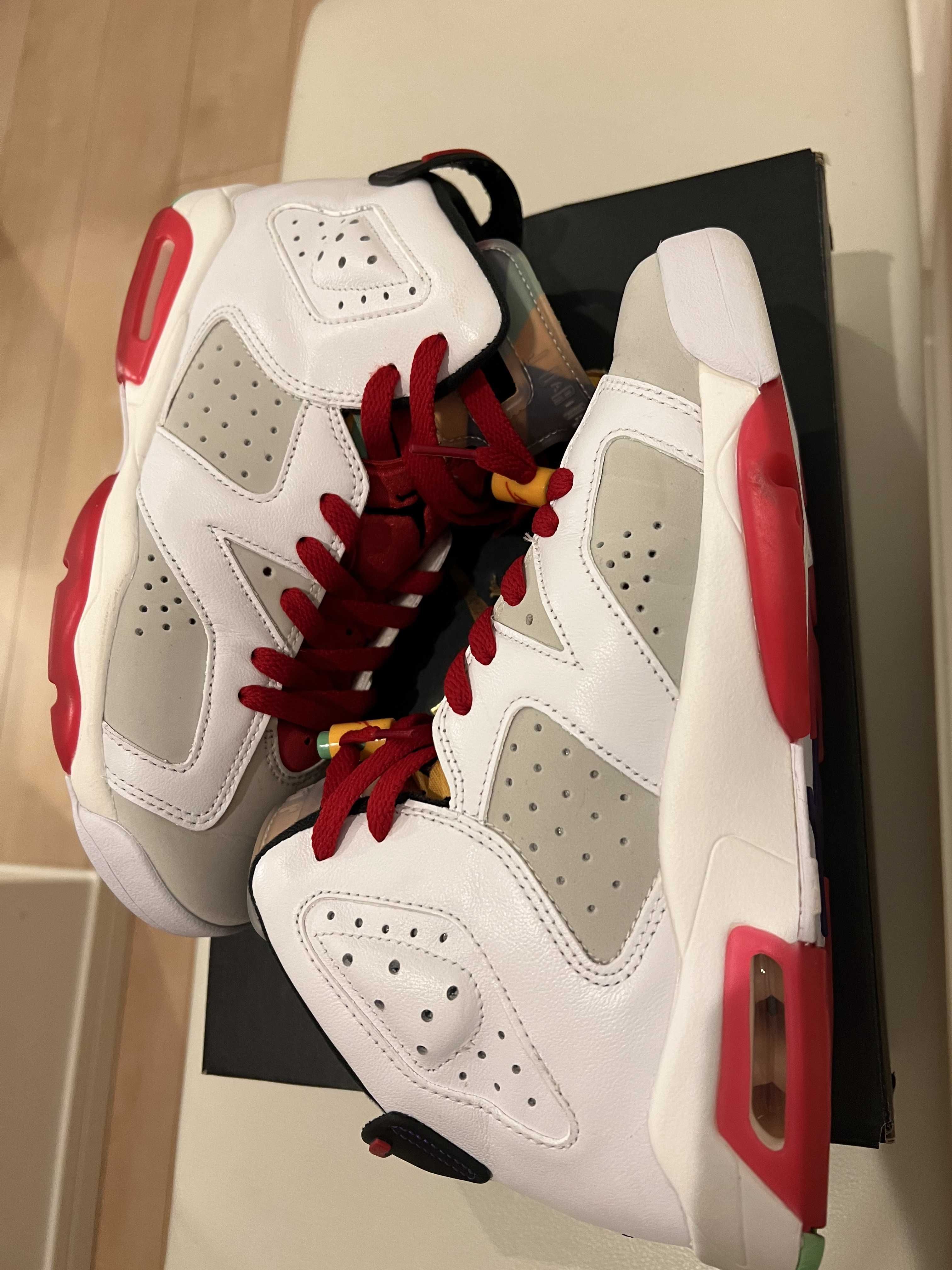 NIKE AIR JORDAN 6 GS "NEUTRAL GREY / HARE"