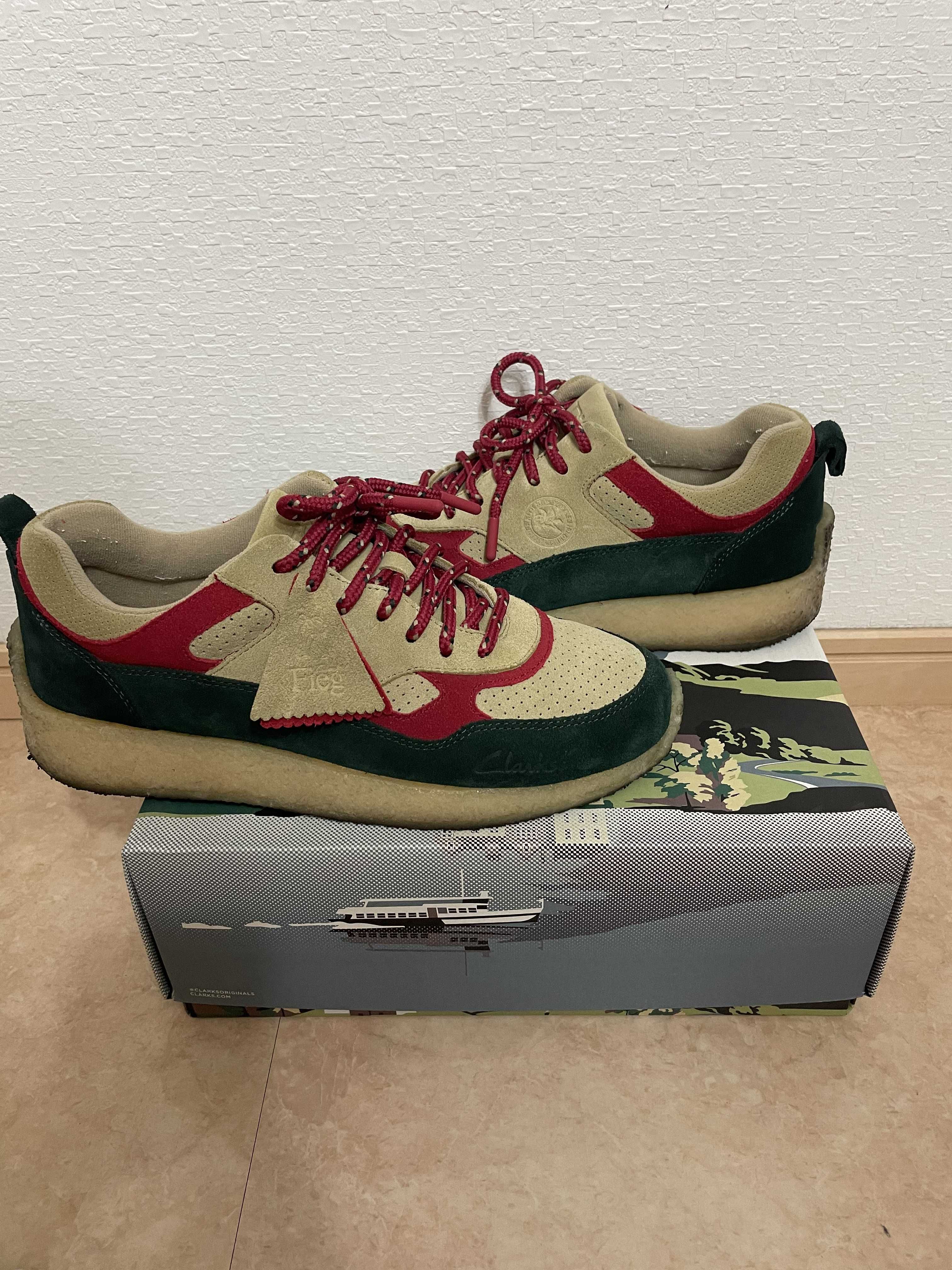 Ronnie Fieg × Clarks 8th Street Lockhill "Maple/Scarab/Red"