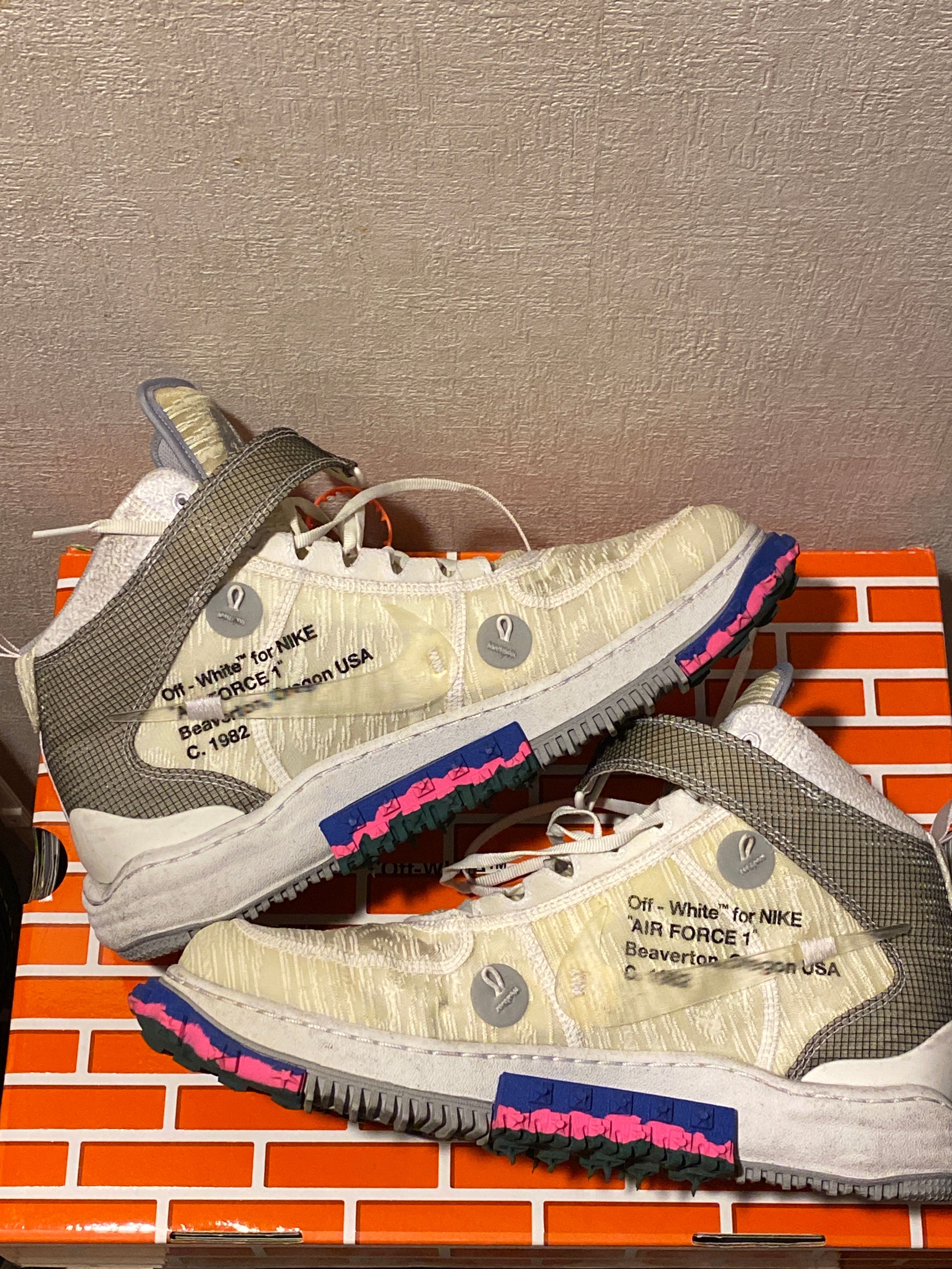 Off-White × Nike Air Force 1 Mid "White"