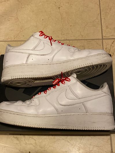 Supreme × Nike Air Force 1 Low "White"