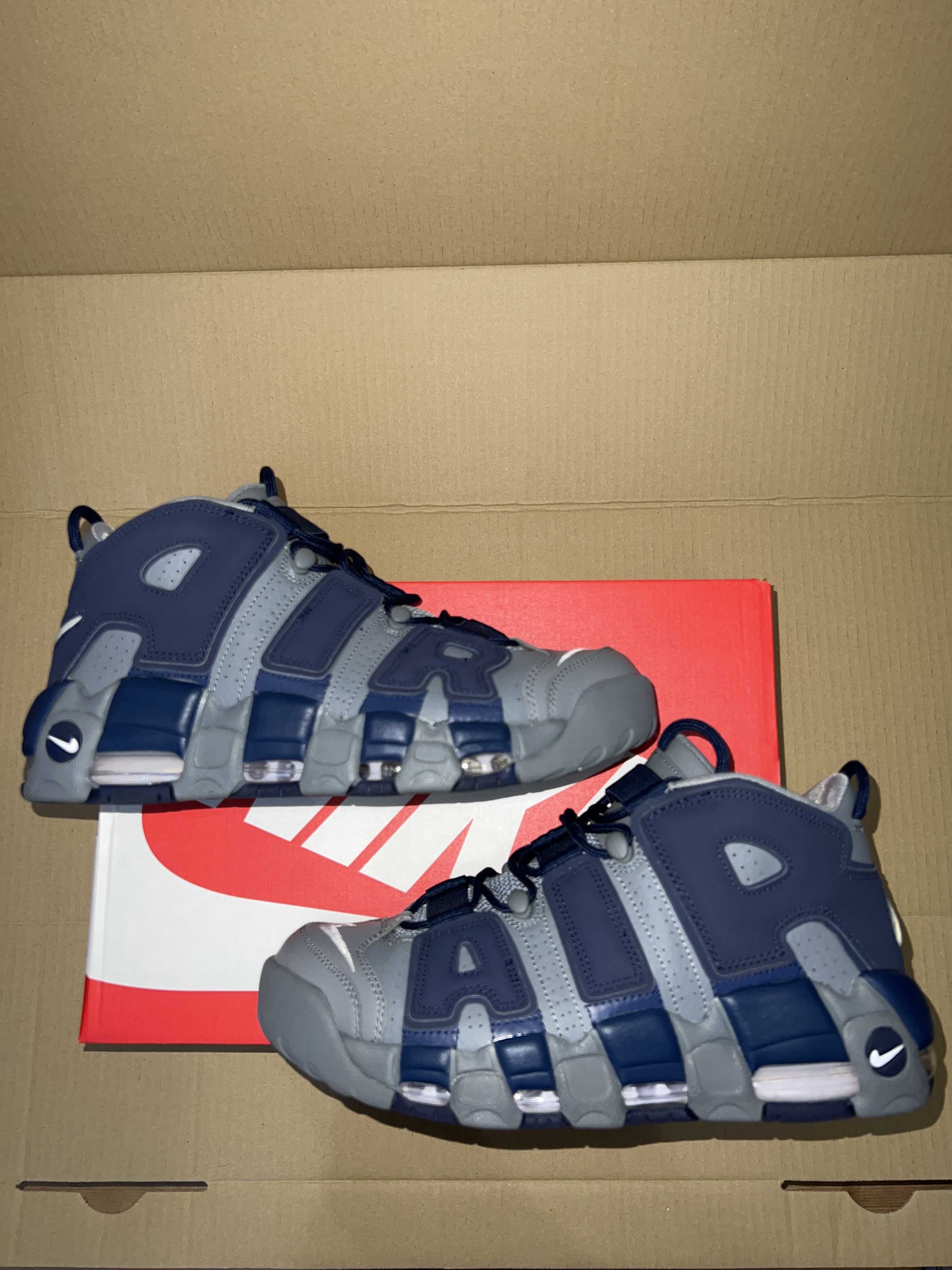 Nike Air More Uptempo '96 "Cool Grey/White/Midnight Navy"