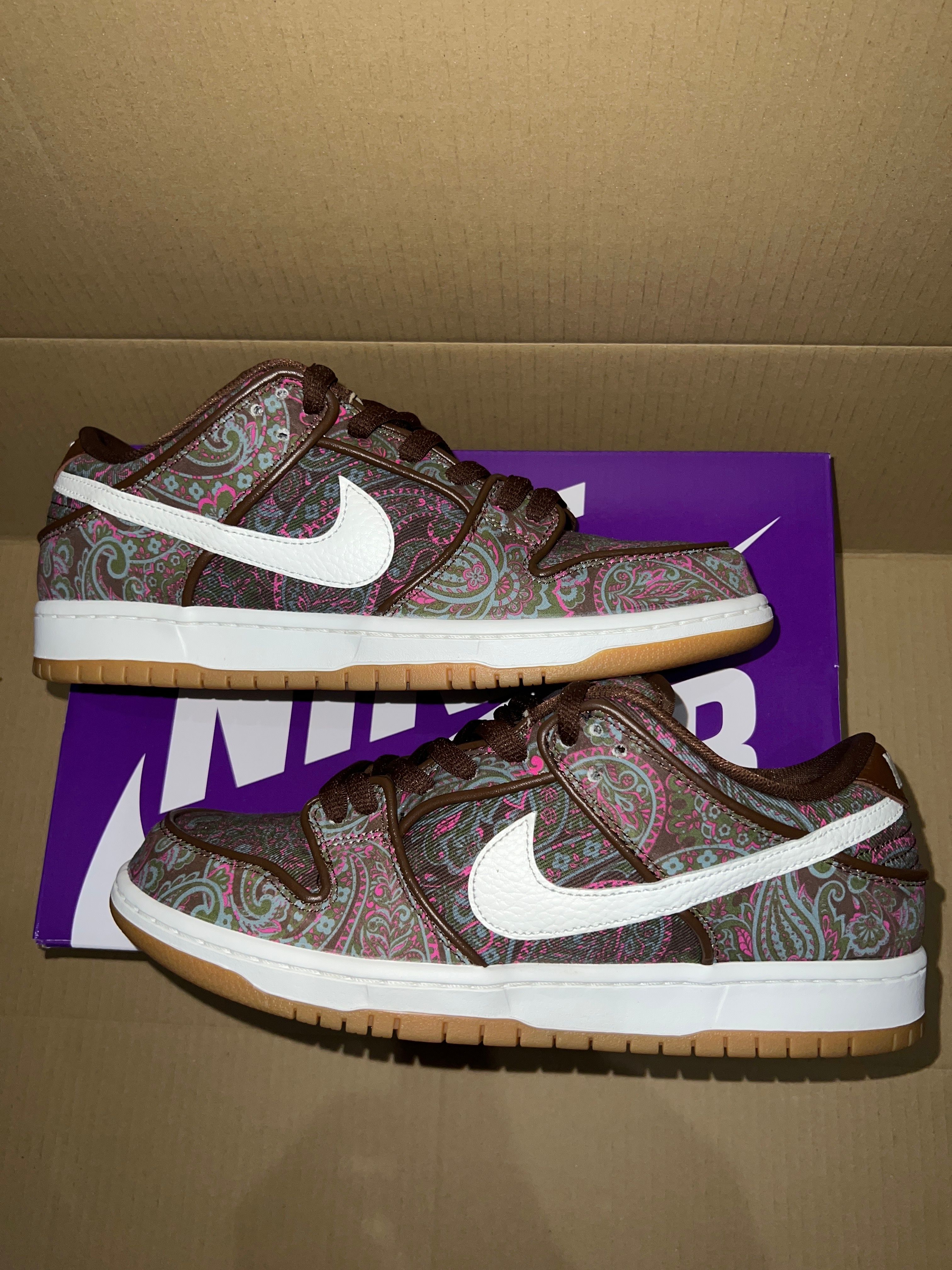 Nike SB Dunk Low PRM "Brown Paisley"