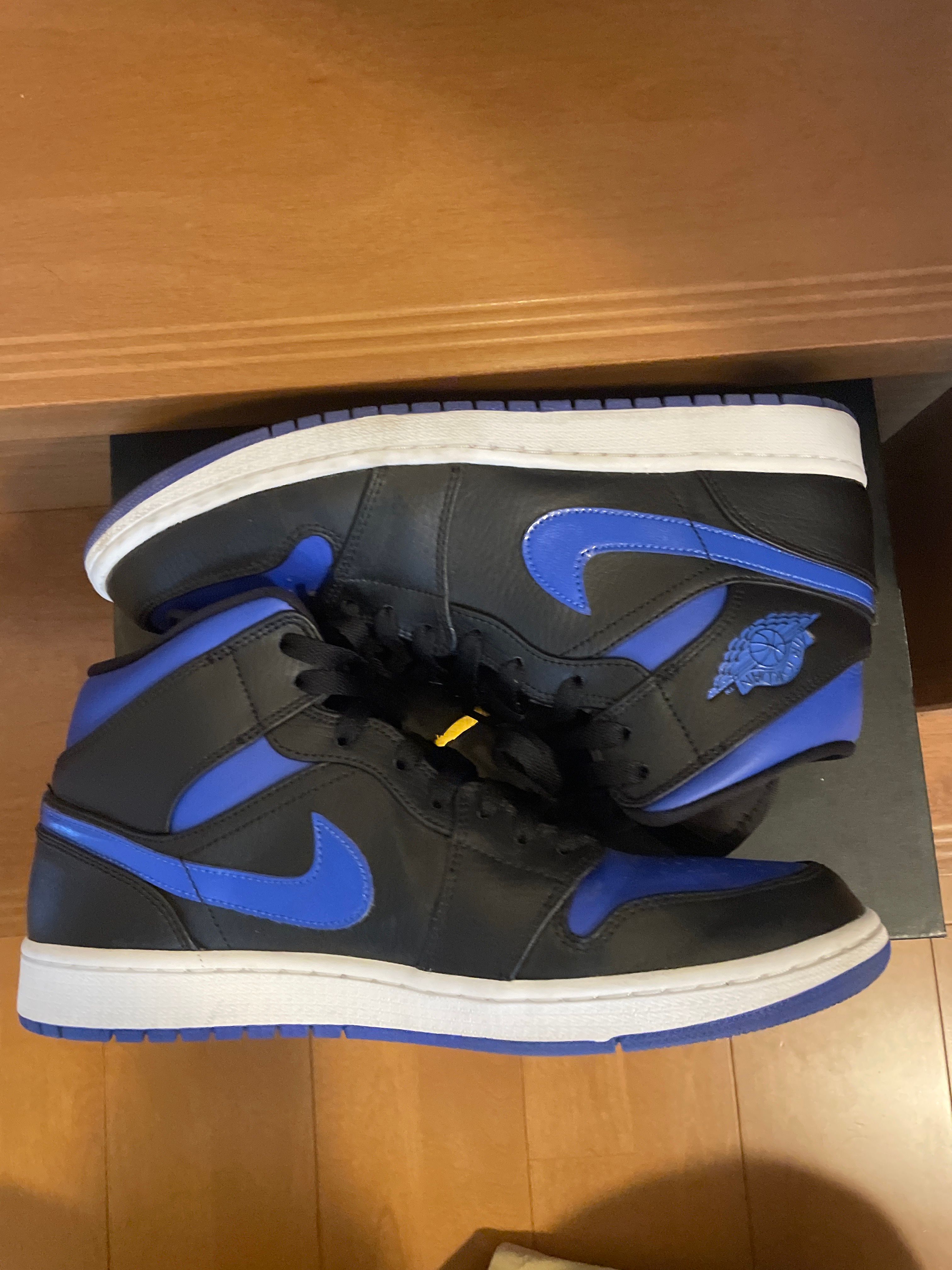 NIKE AIR JORDAN 1 MID "BLACK/BLUE"