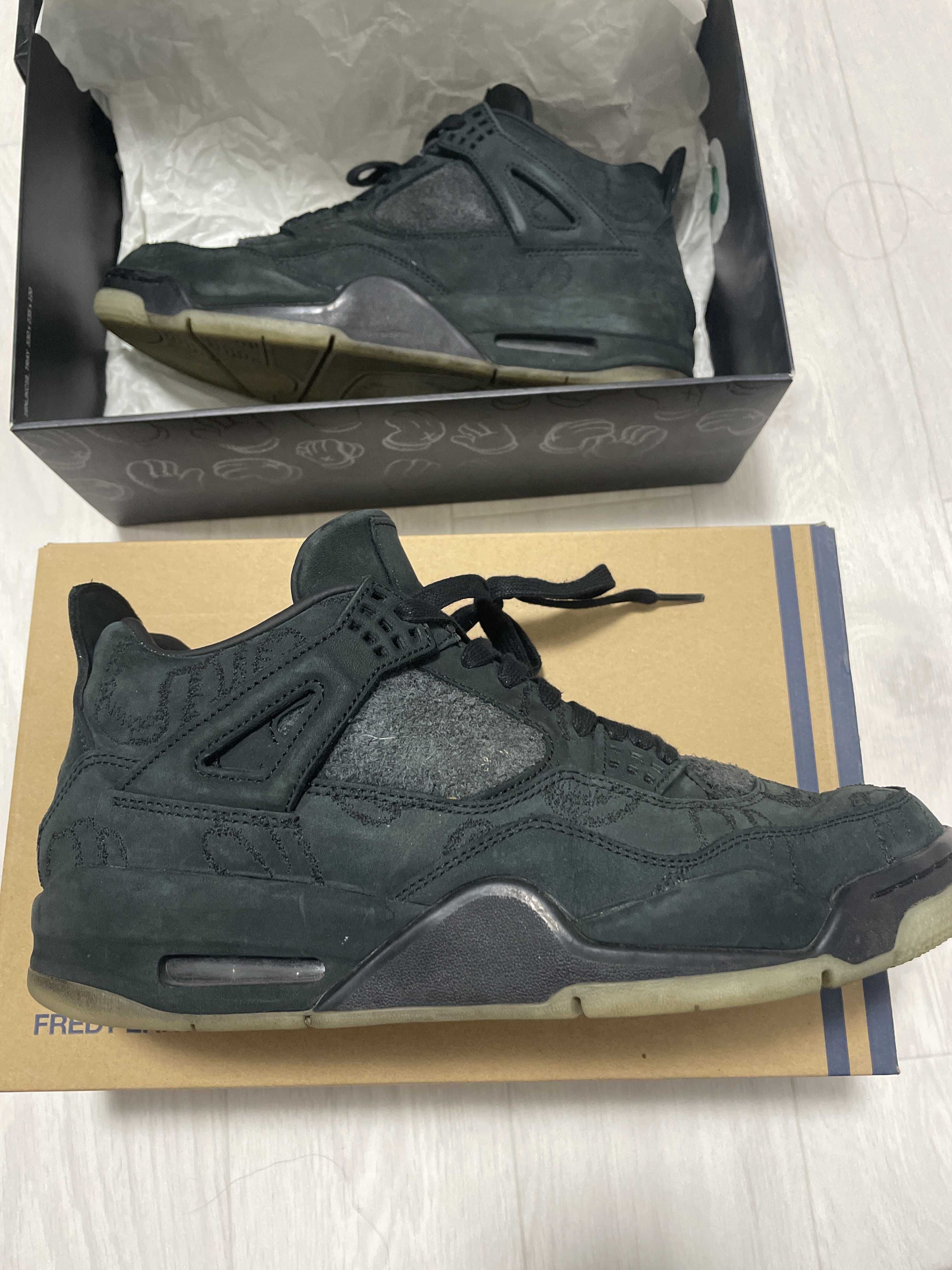 KAWS × Nike Air Jordan 4 Retro "Black"
